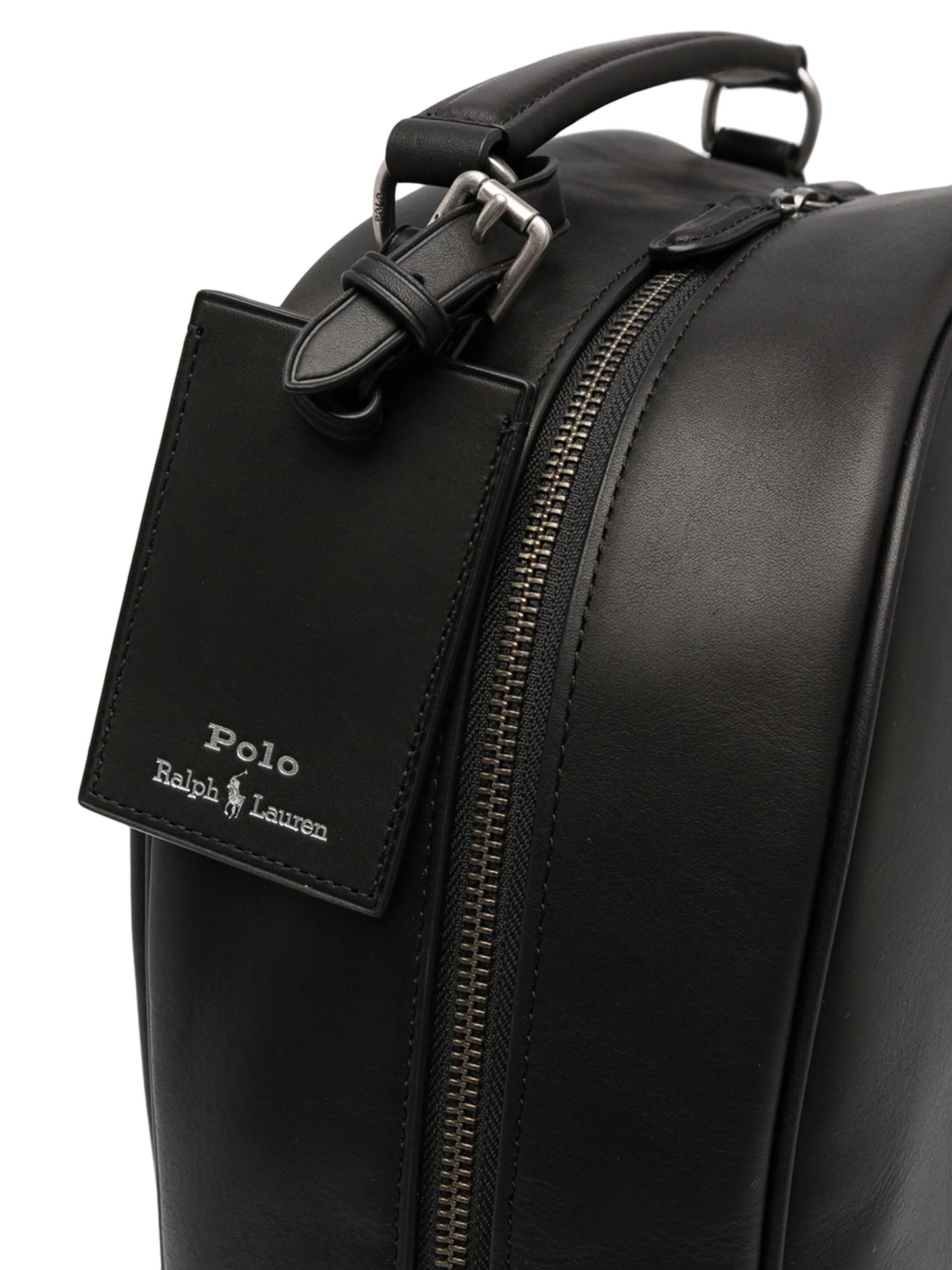 smooth leather backpack