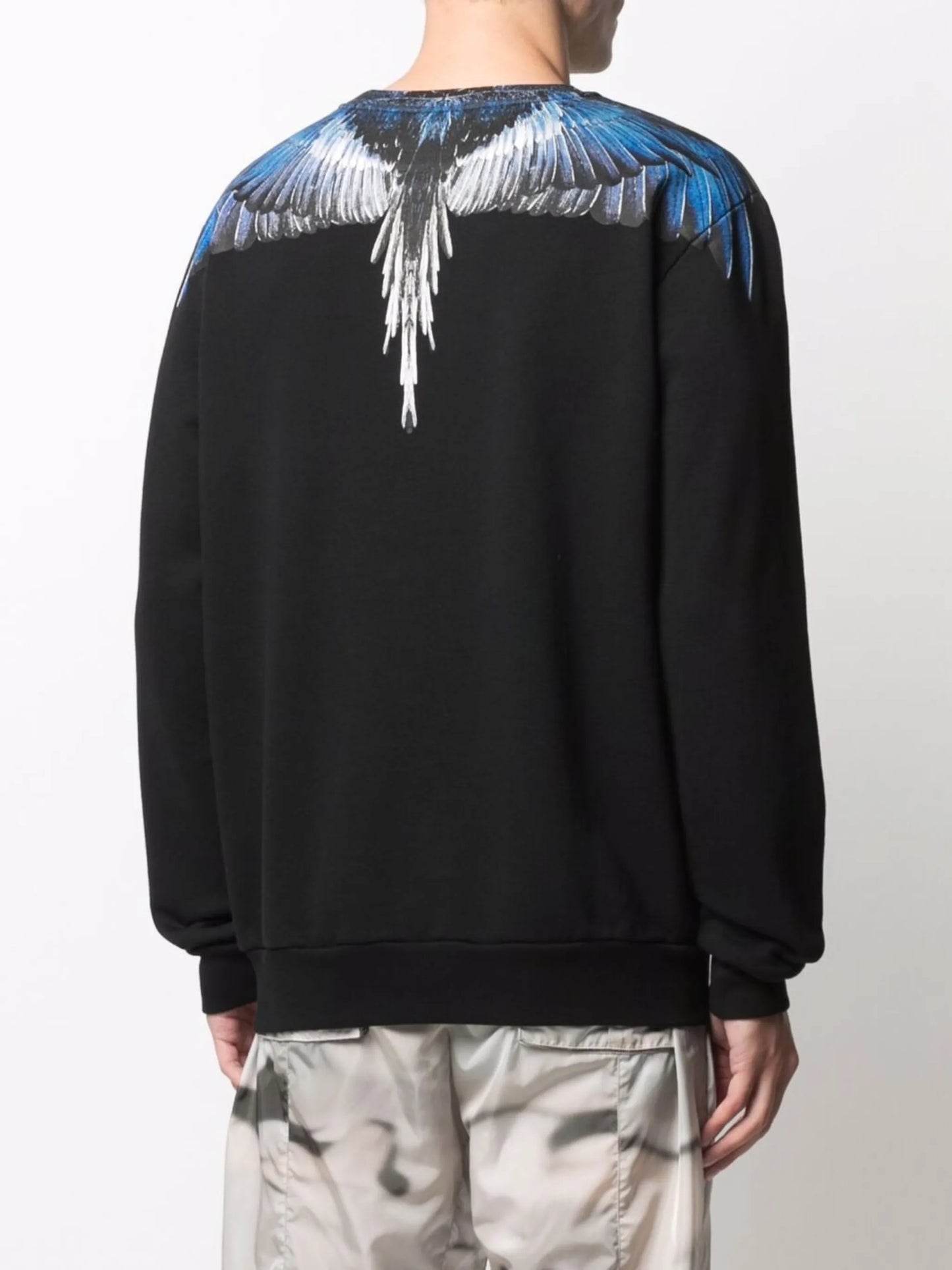 Wings-print cotton sweatshirt