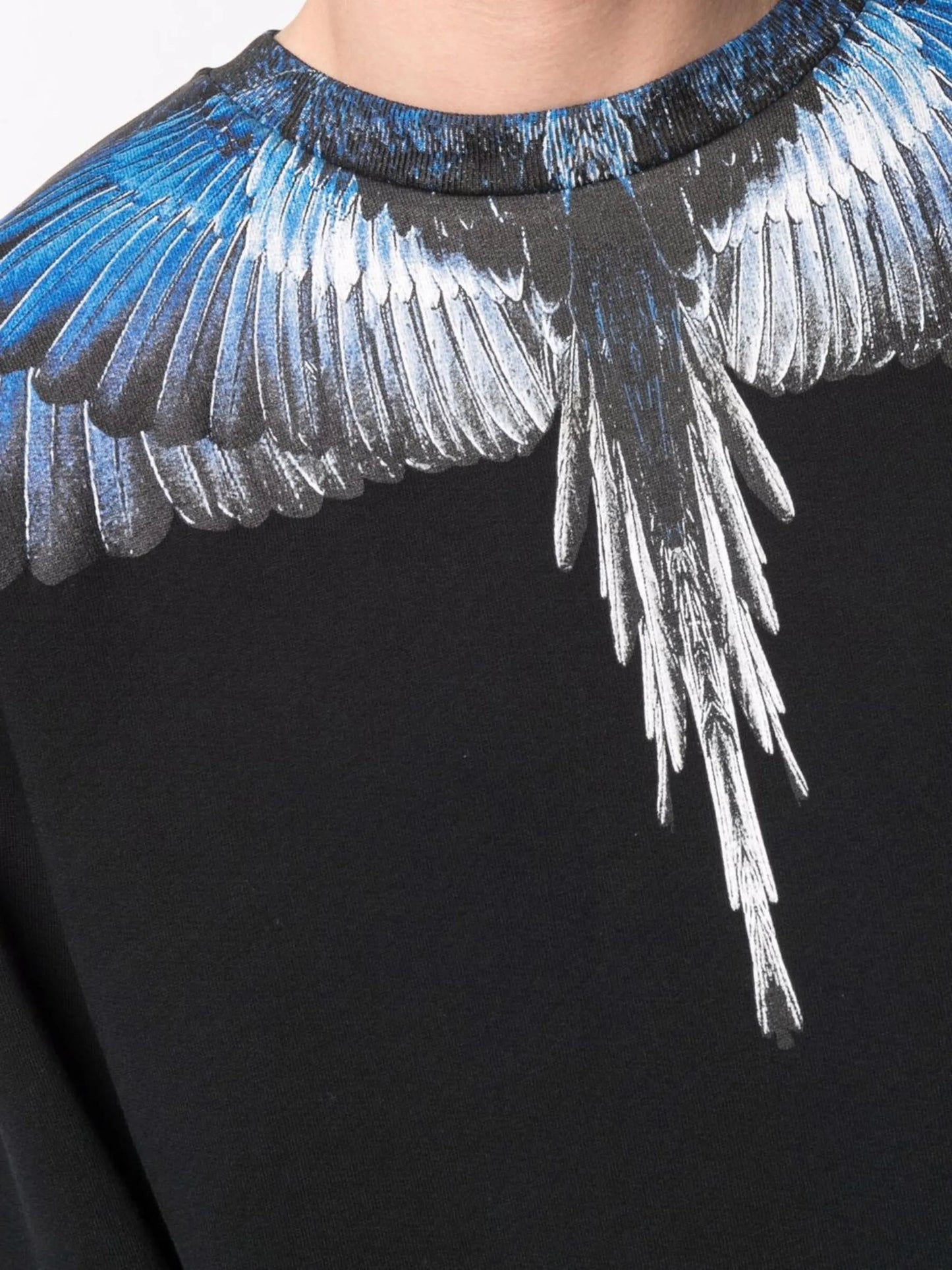 Wings-print cotton sweatshirt