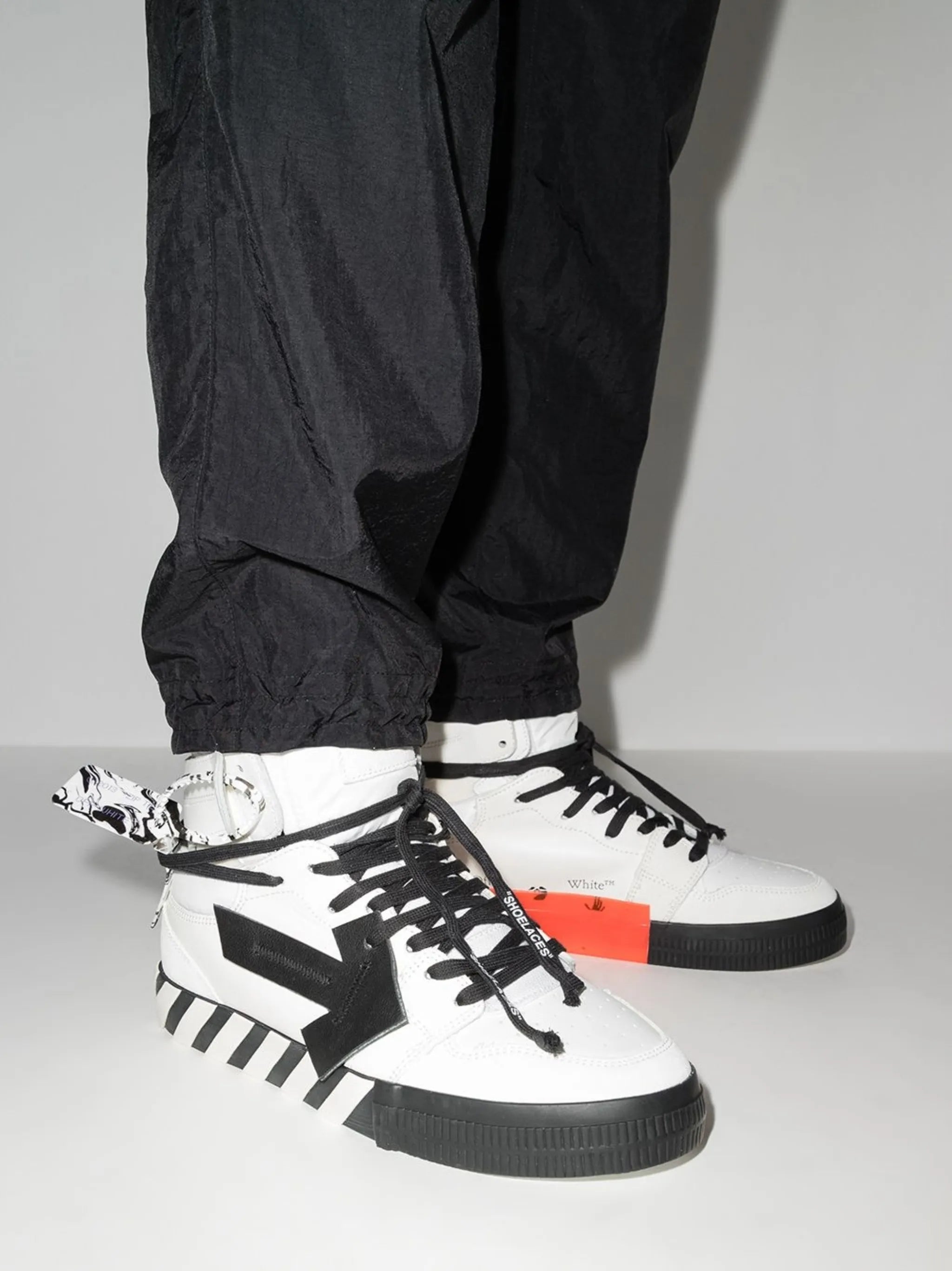 Vulcanized high-top sneakers