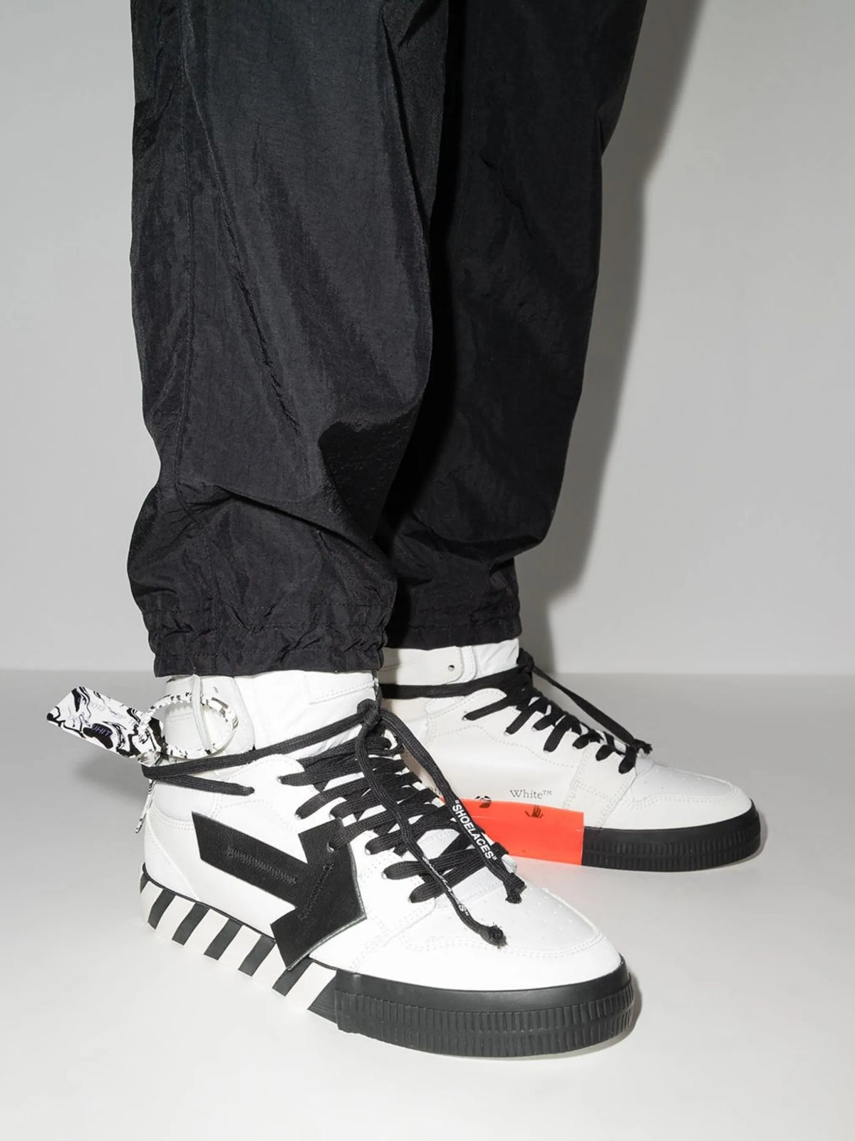 Vulcanized high-top sneakers