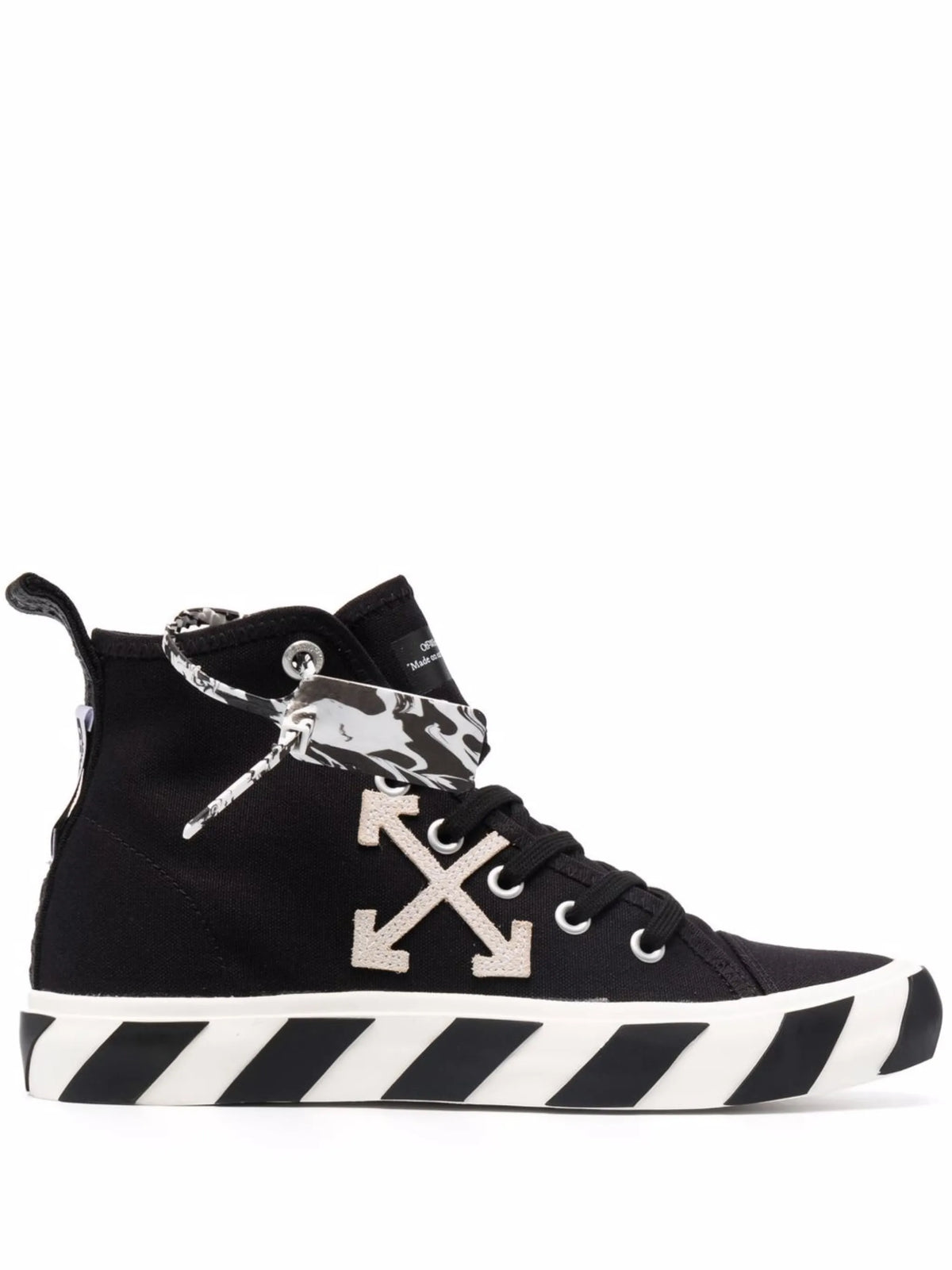 Vulcanized mid-top sneakers