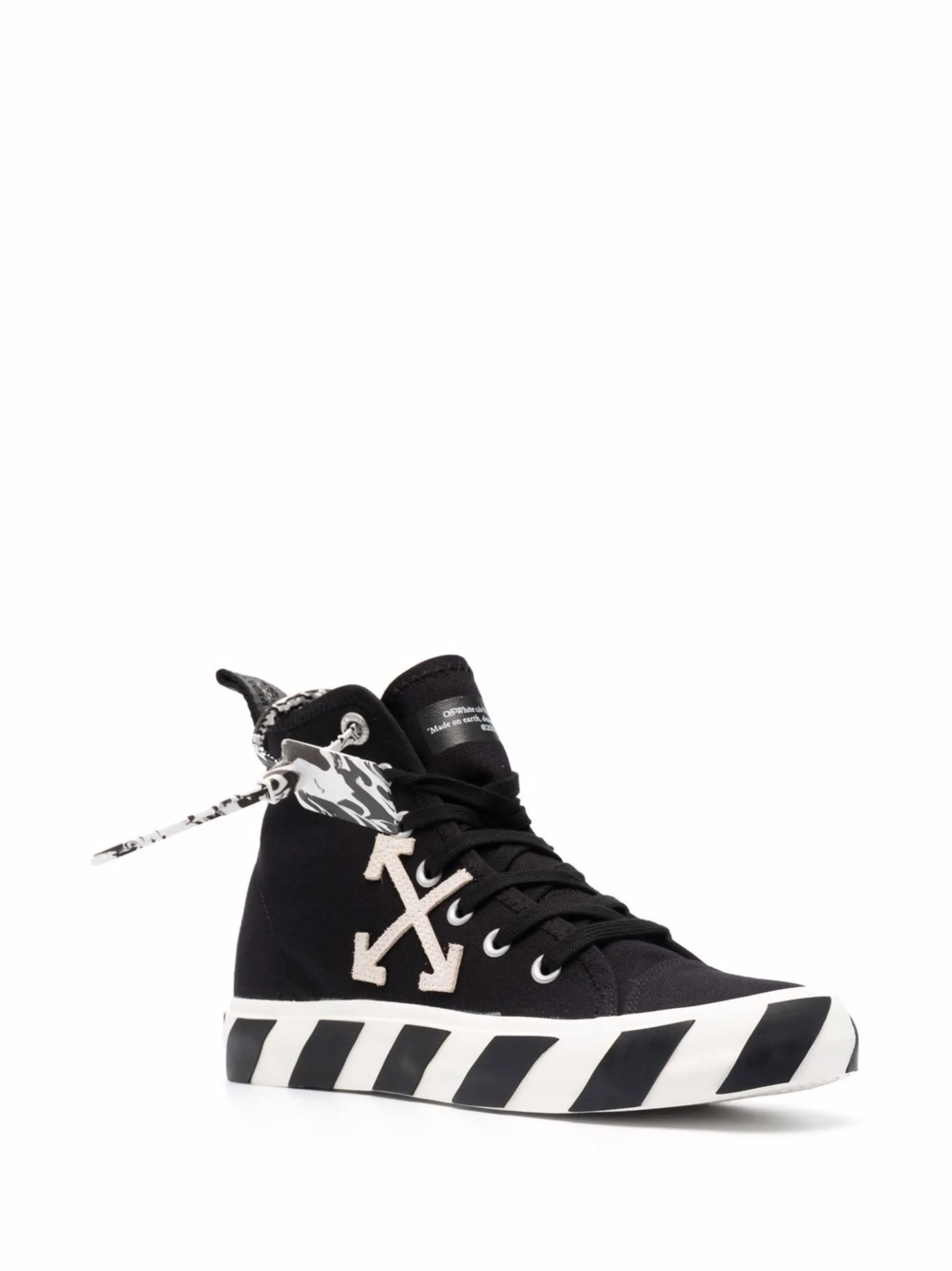 Vulcanized mid-top sneakers