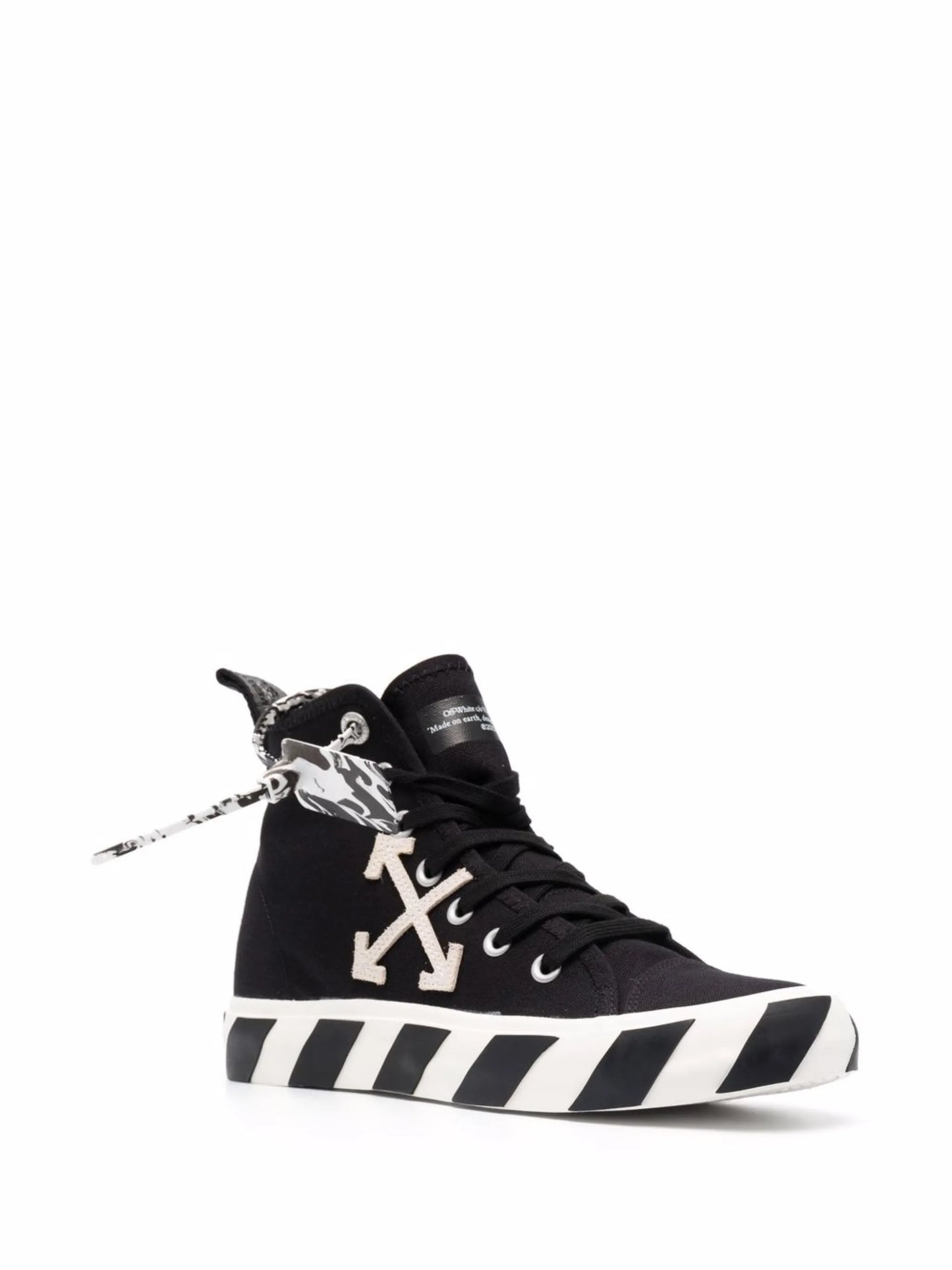 Vulcanized mid-top sneakers