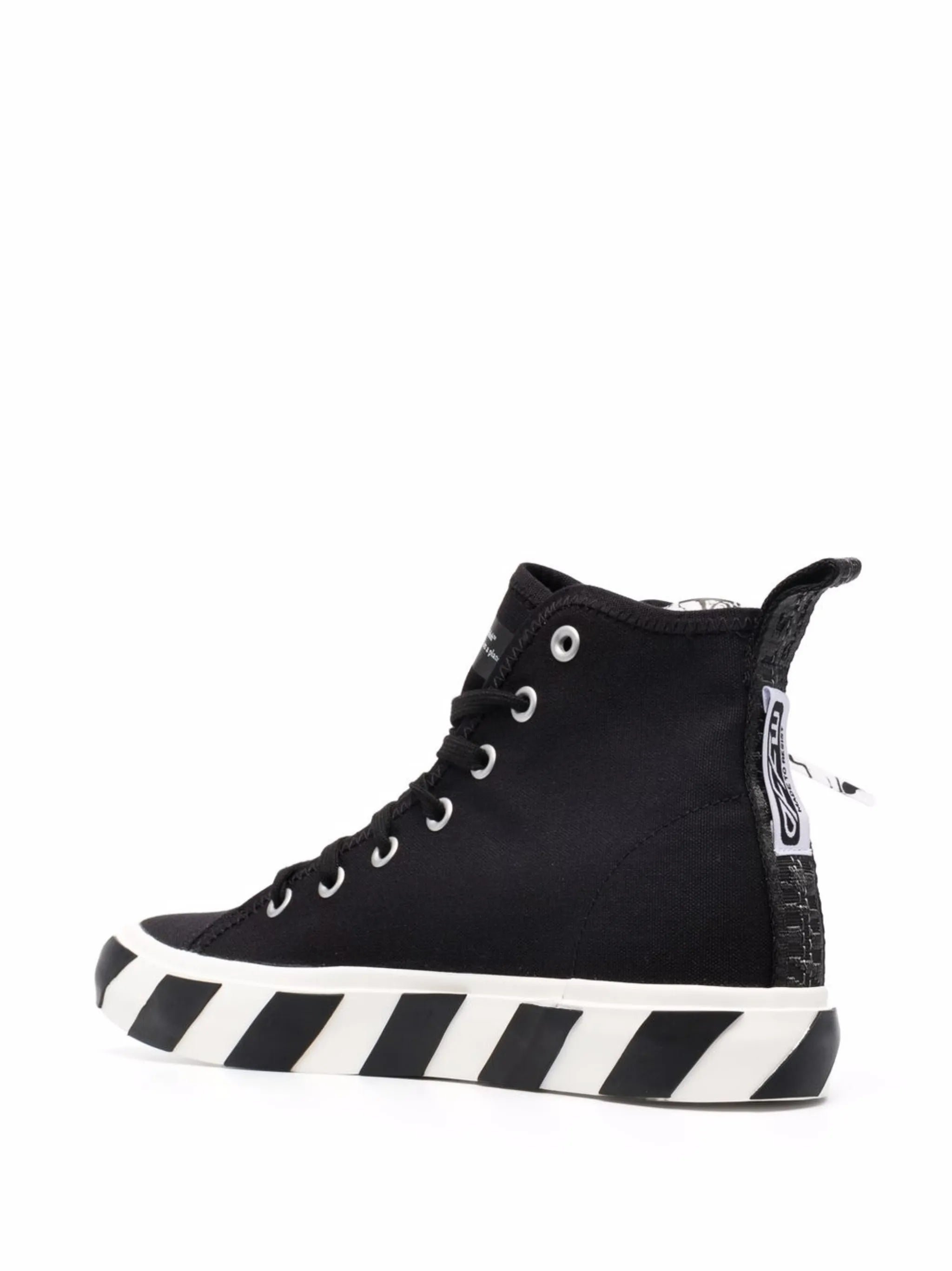Vulcanized mid-top sneakers
