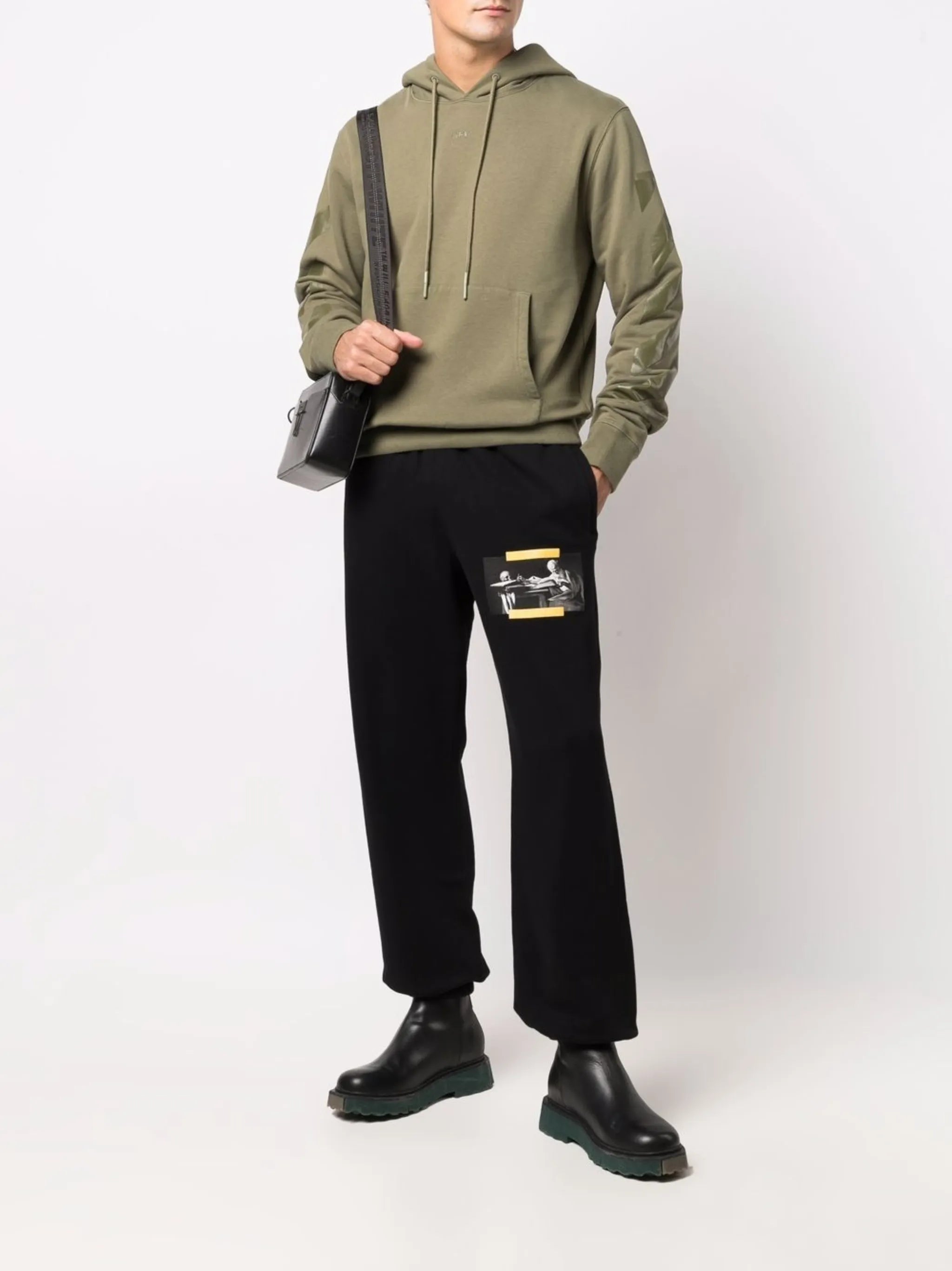 Caravaggio-print track pants