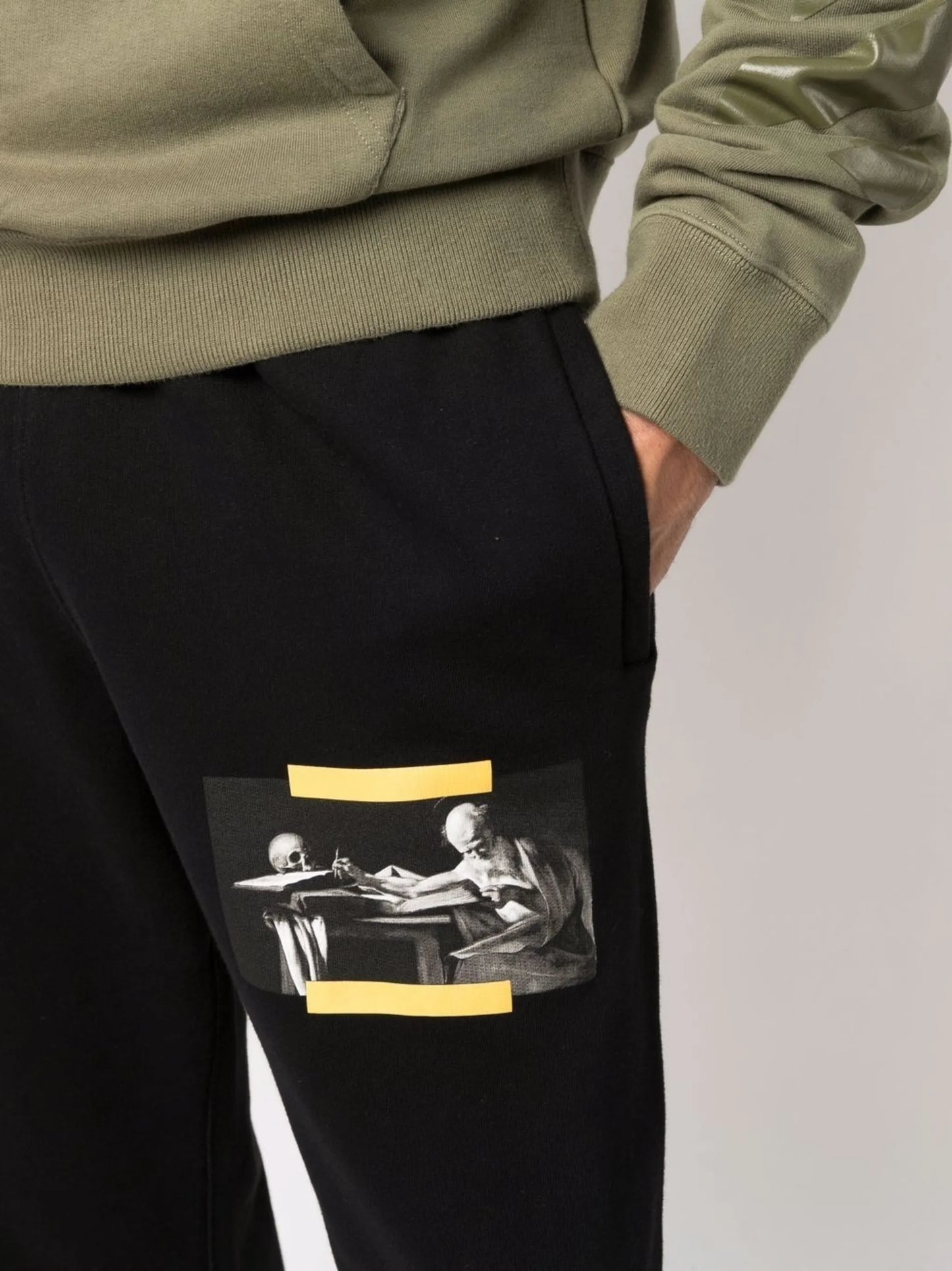 Caravaggio-print track pants