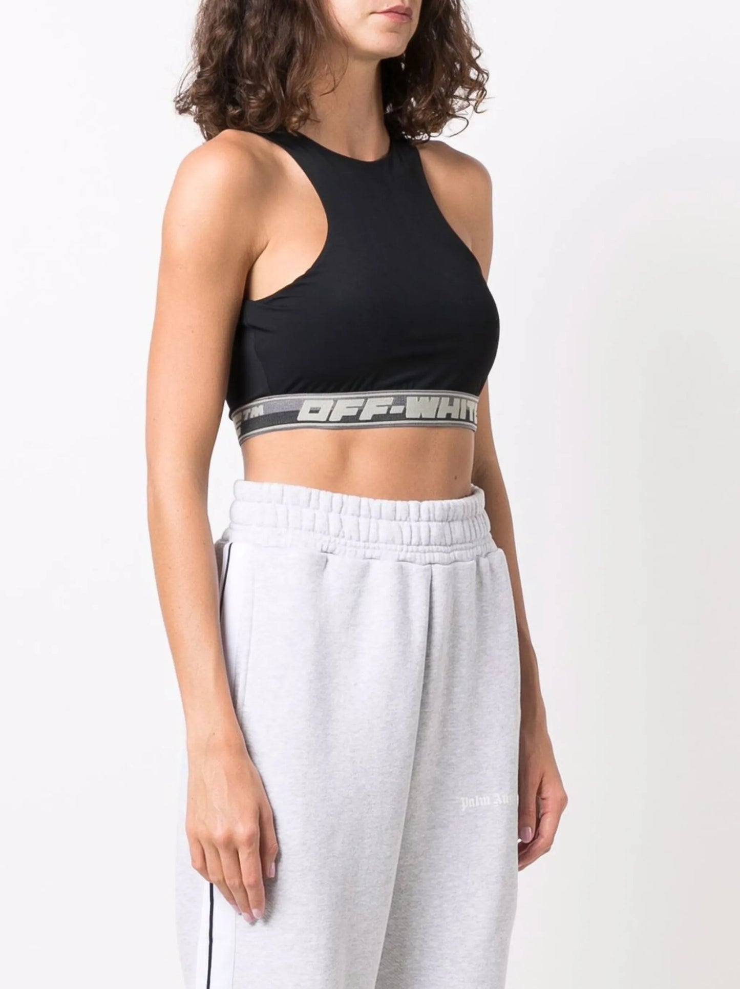 logo-band sports bra