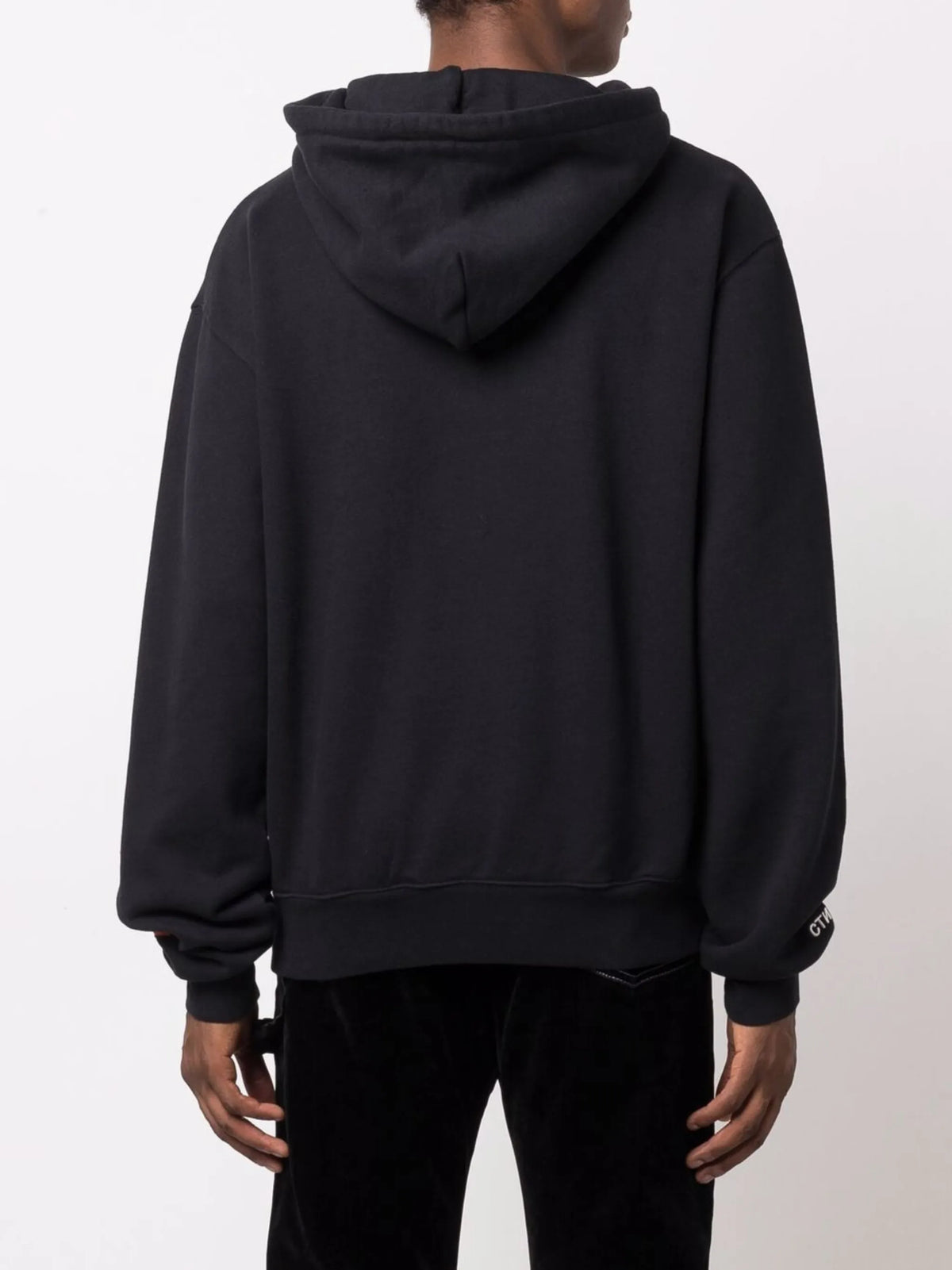Censored heron-print hoodie