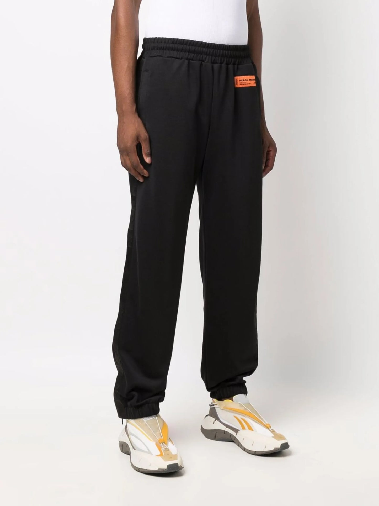logo patch track trousers