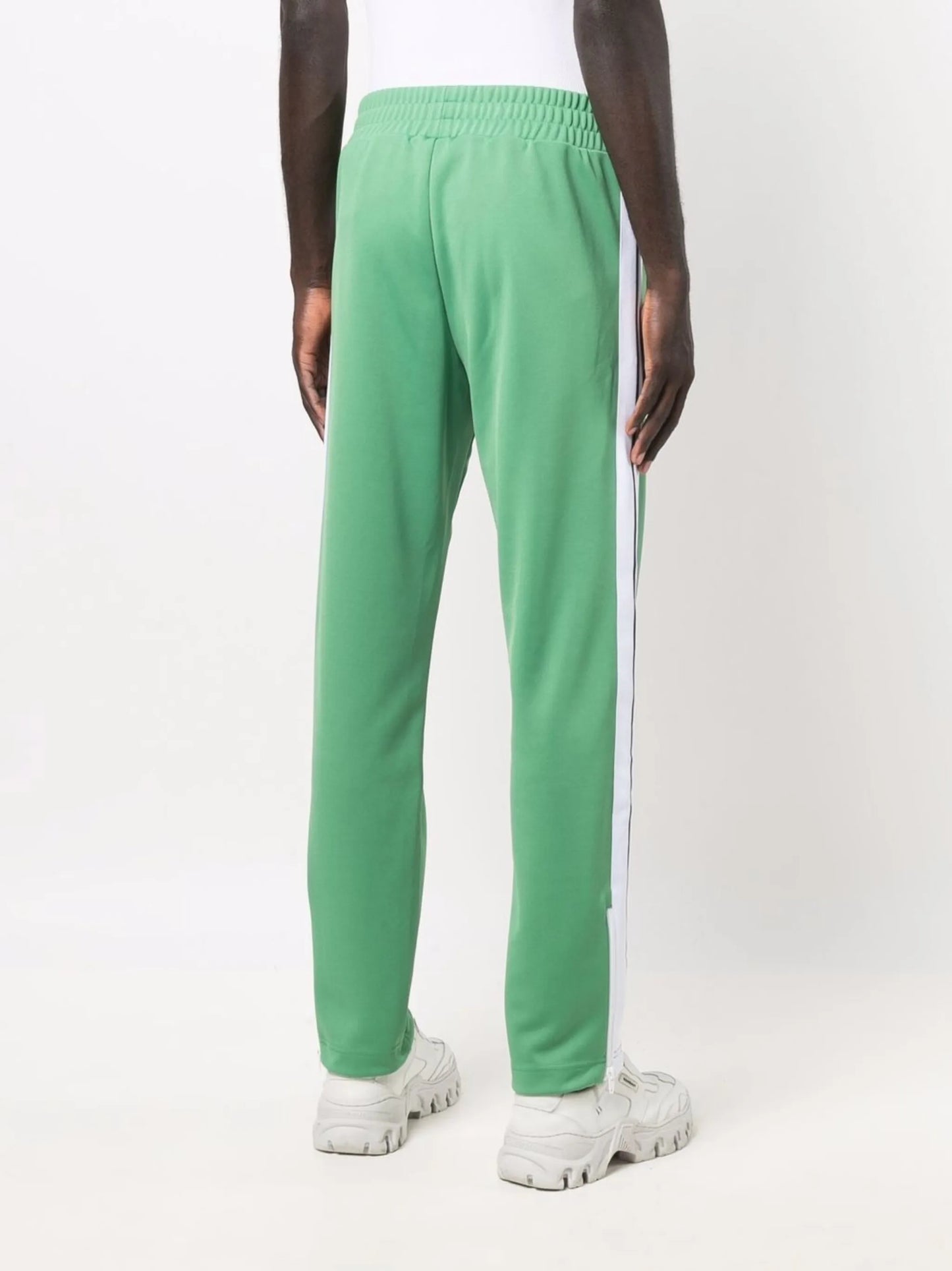 side-stripe logo-print track pants