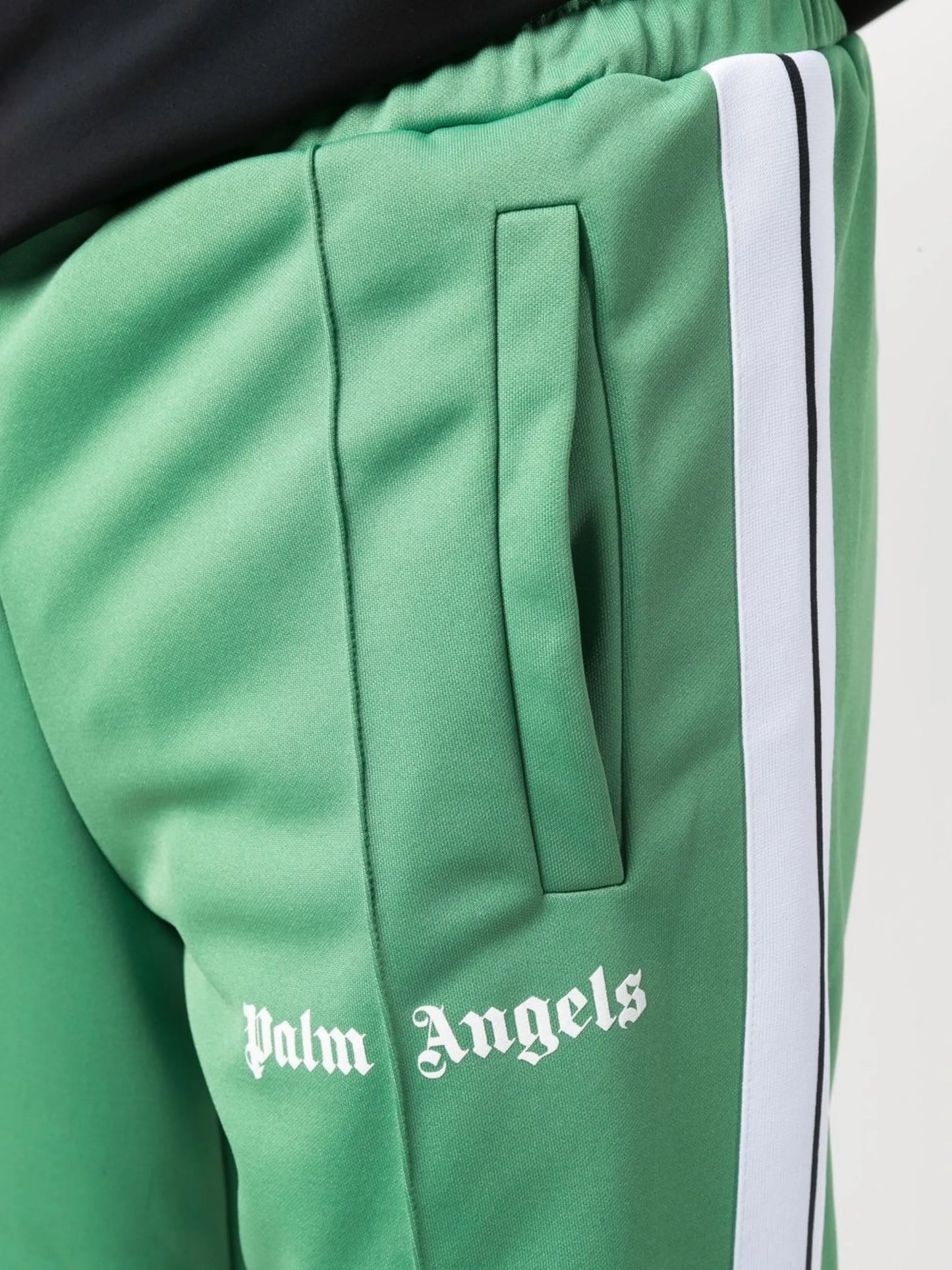 side-stripe logo-print track pants
