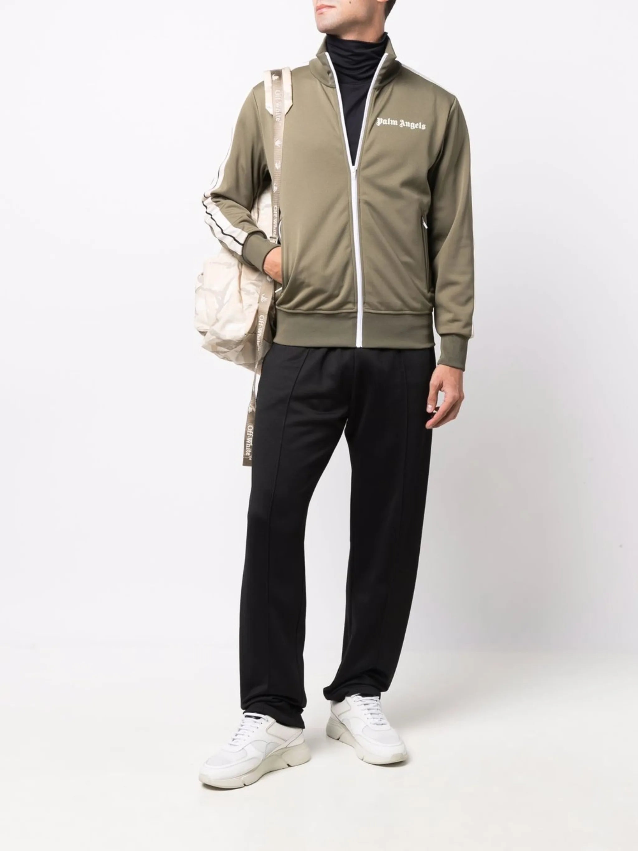 Classic Track logo-print jacket