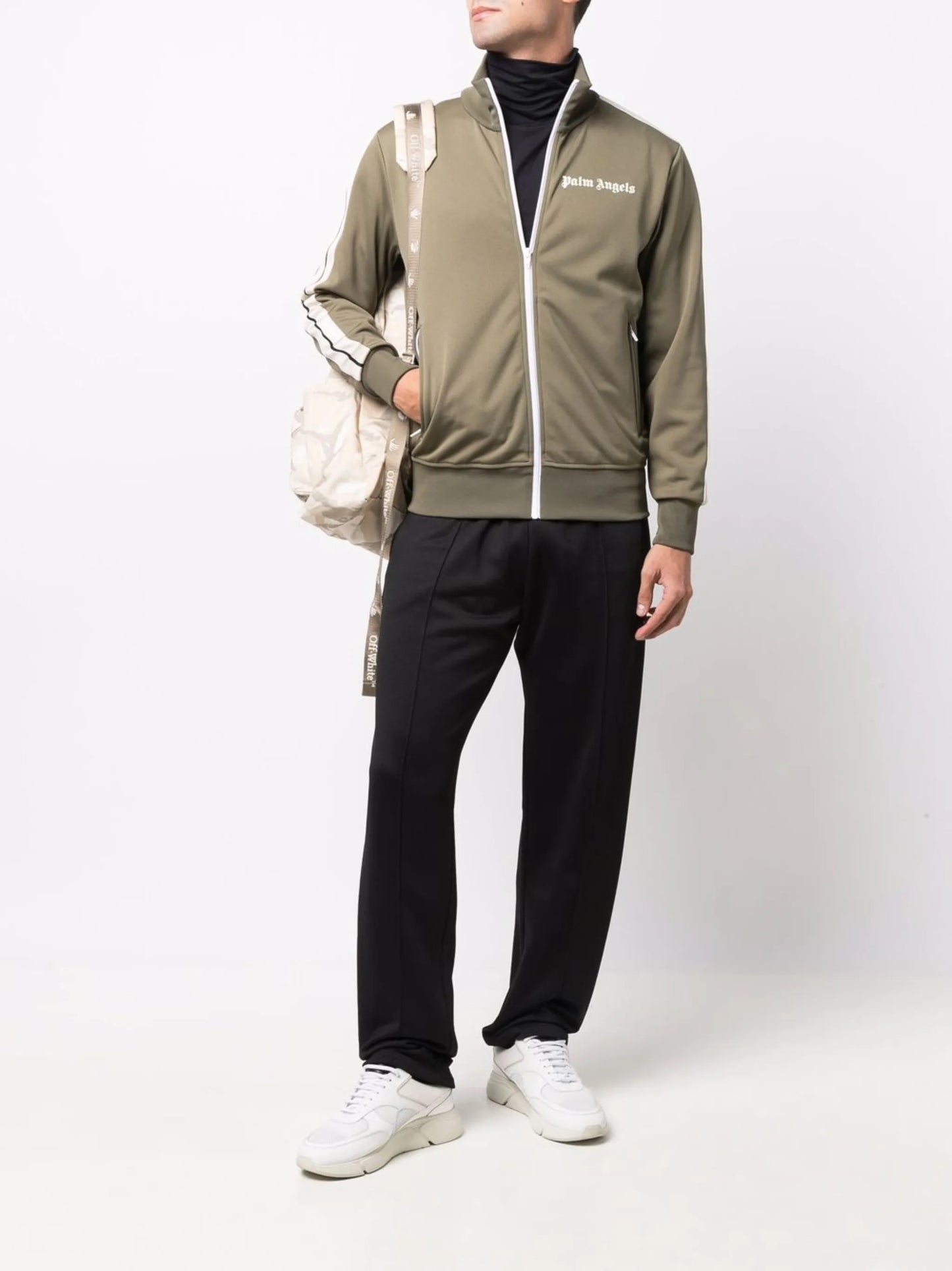Classic Track logo-print jacket