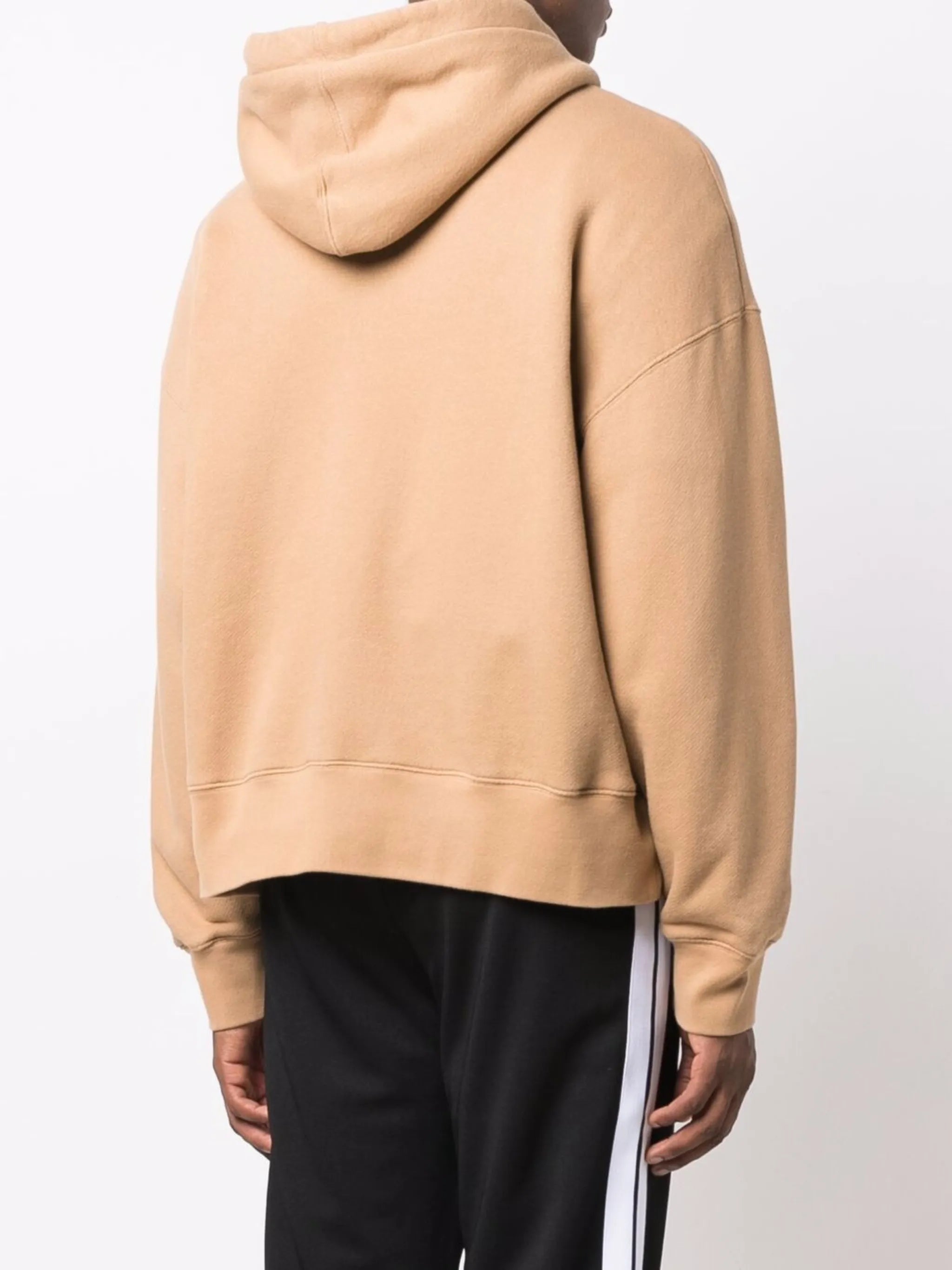 bear-print hoodie