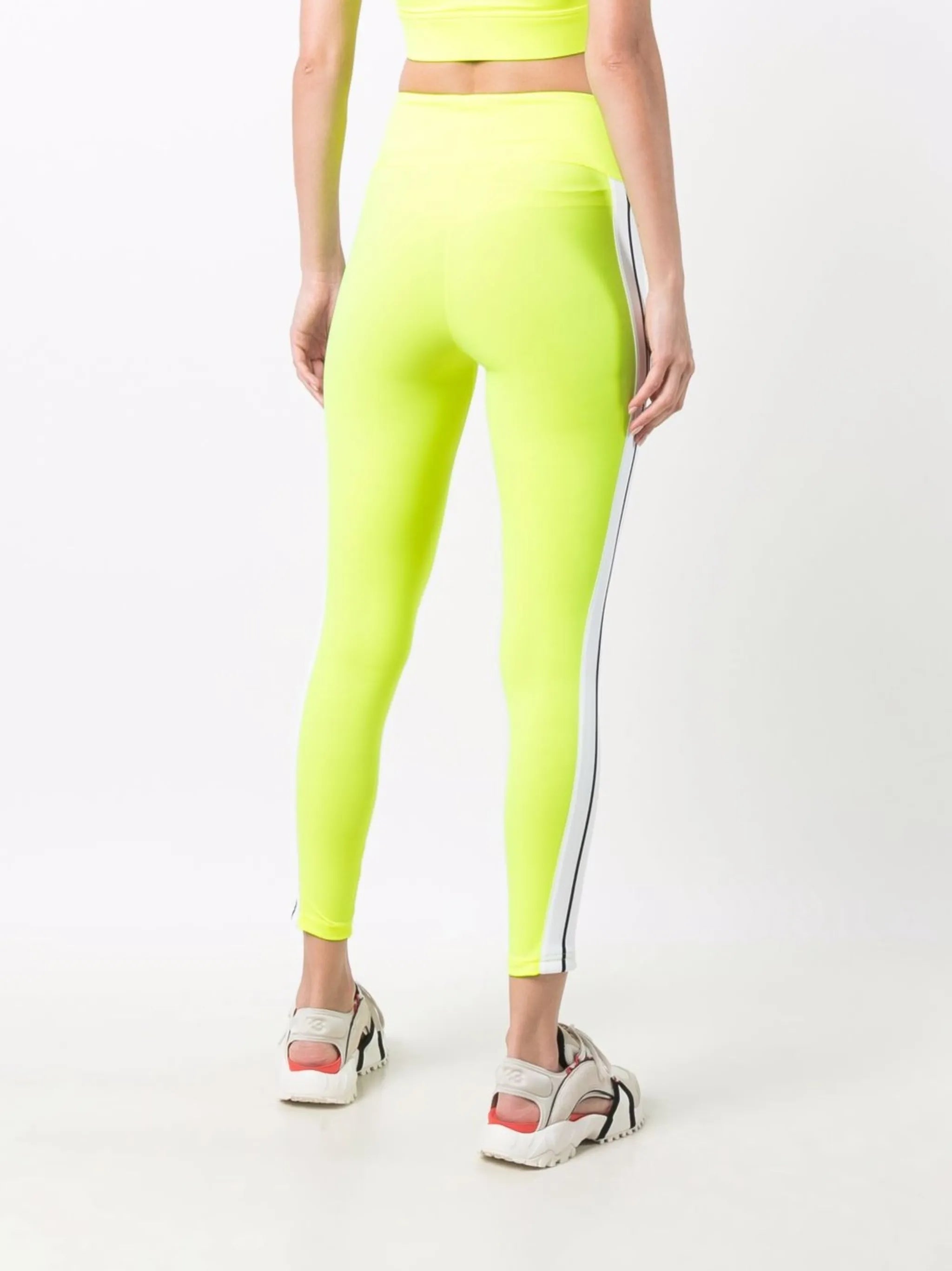 side-stripe logo leggings