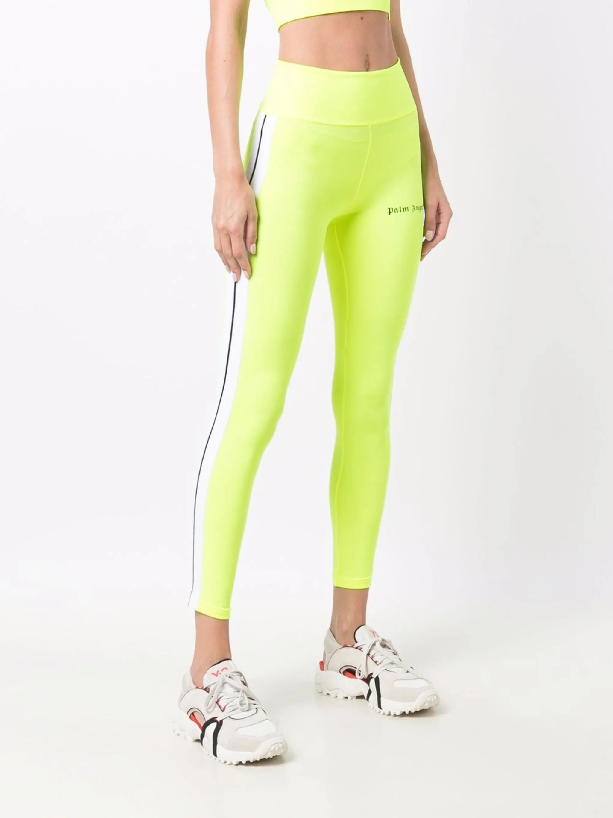 side-stripe logo leggings