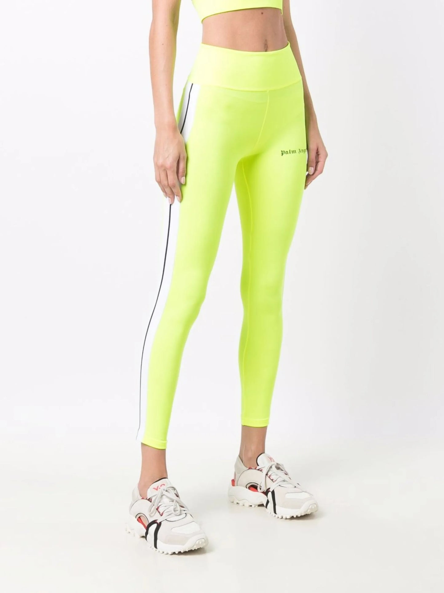 side-stripe logo leggings