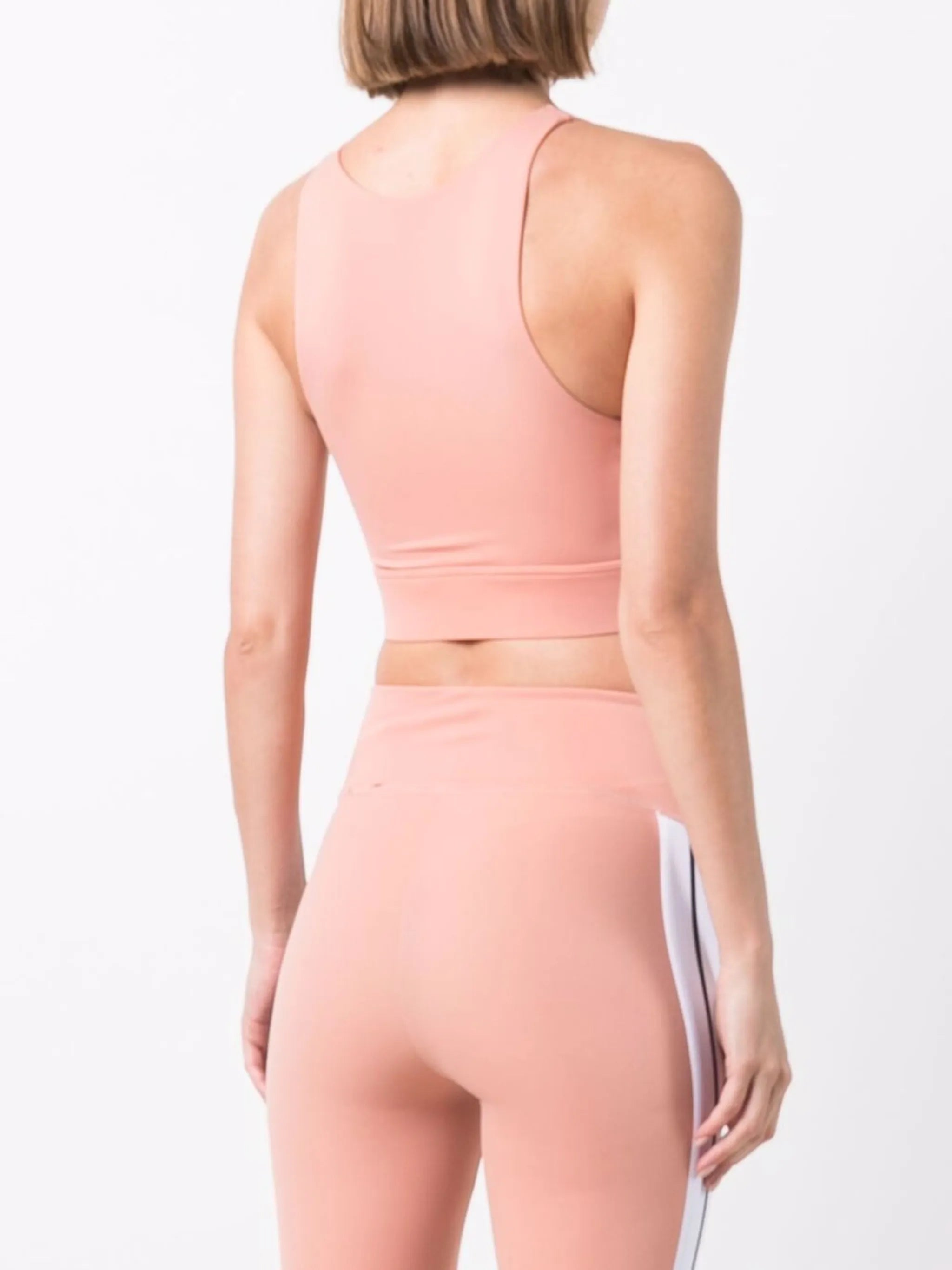 side-stripe cropped top