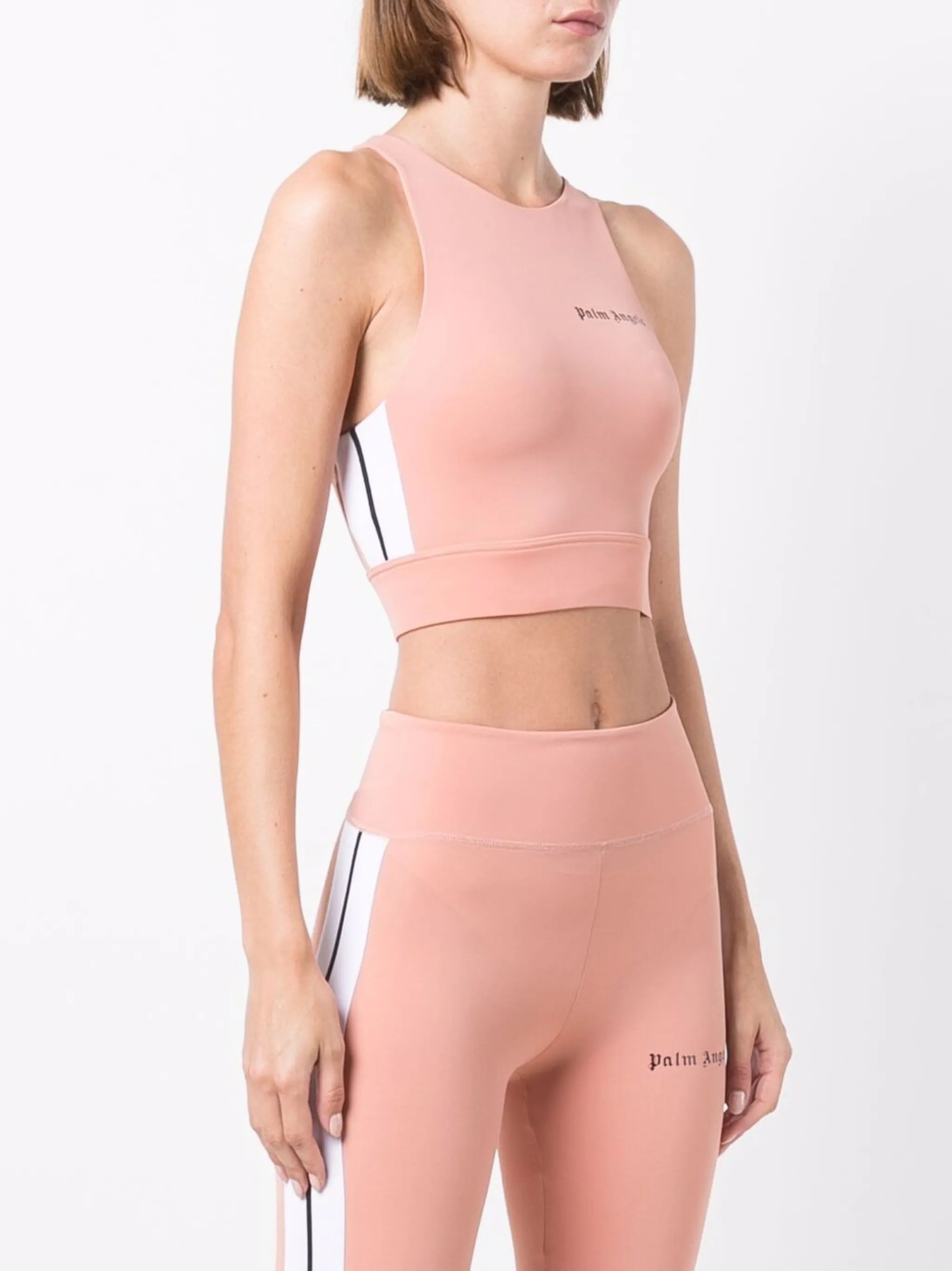 side-stripe cropped top