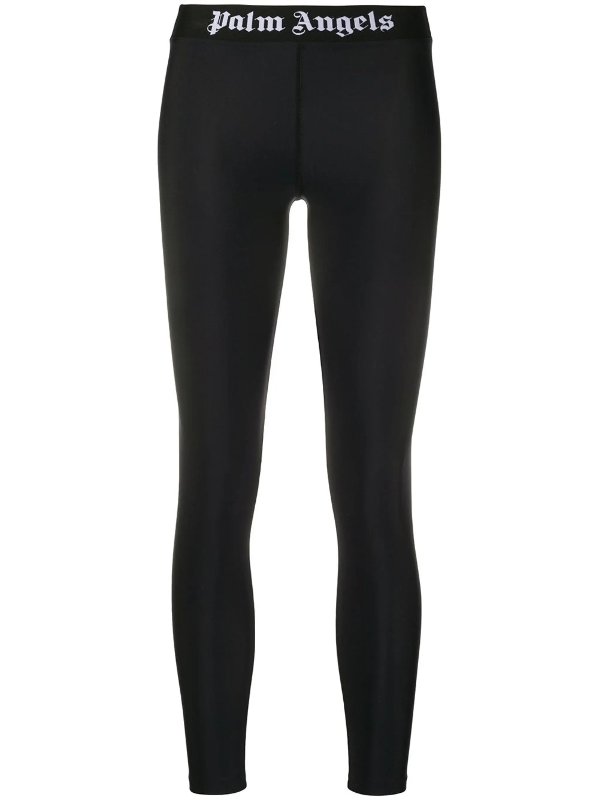 logo-waistband cropped legging