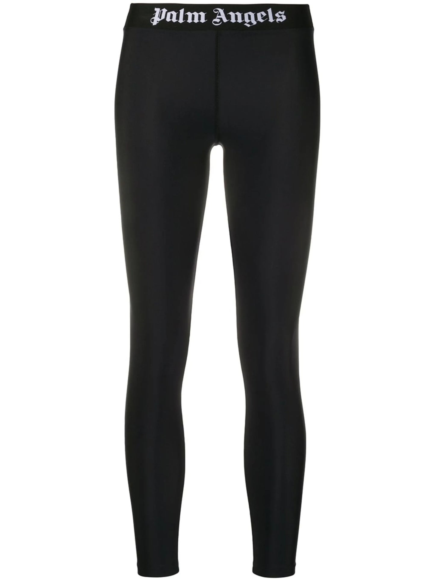 logo-waistband cropped legging