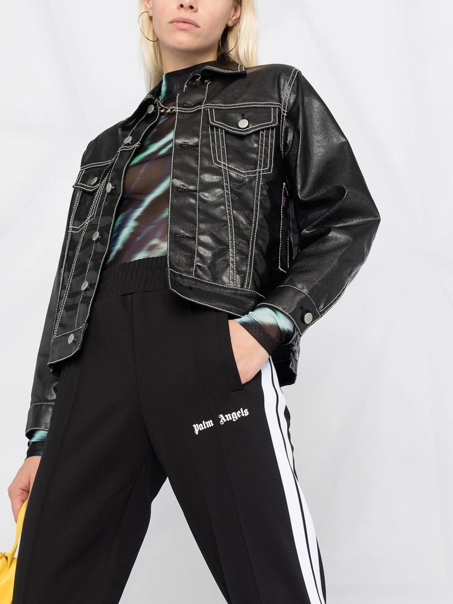 logo-print track pants