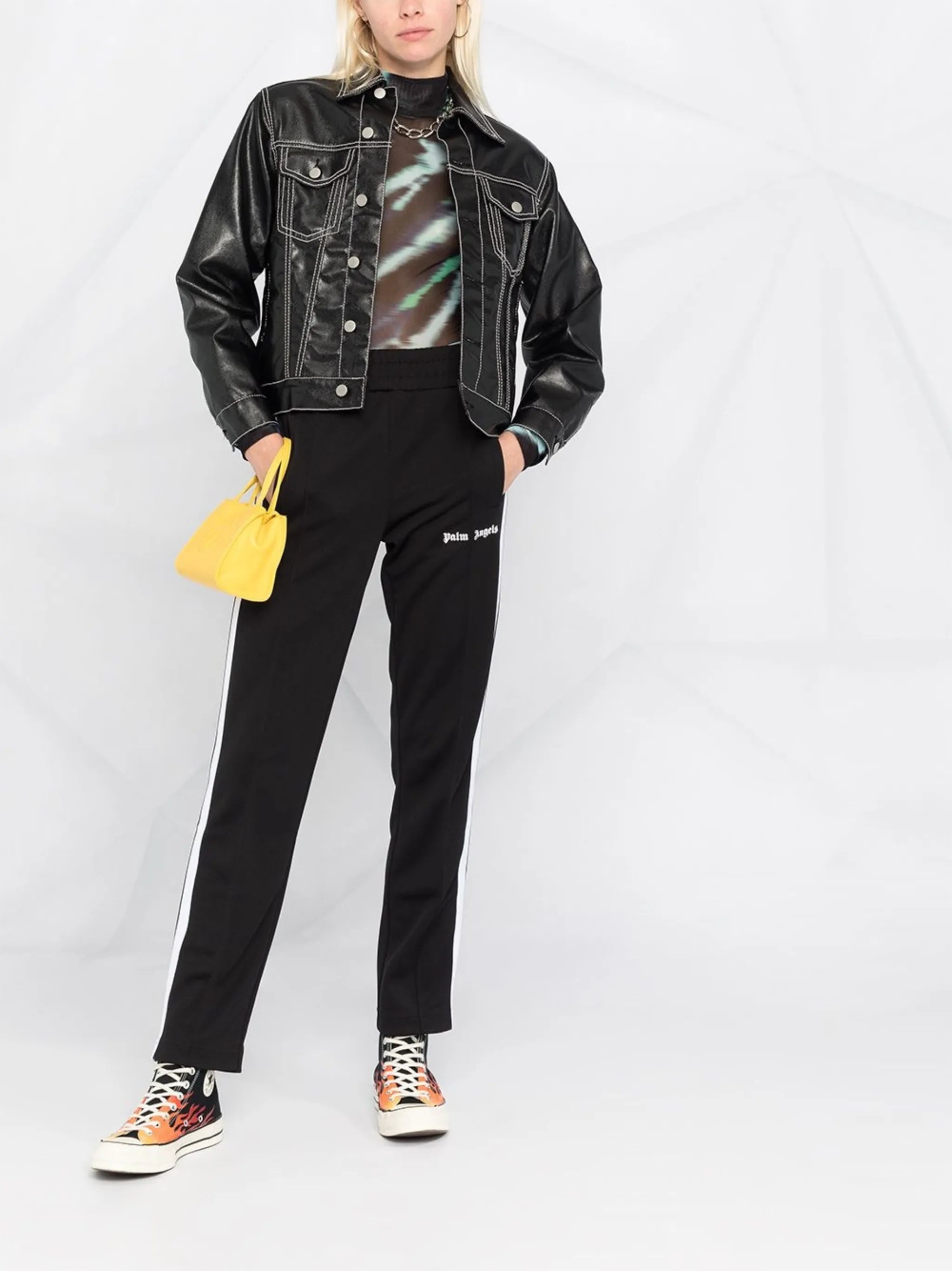 logo-print track pants
