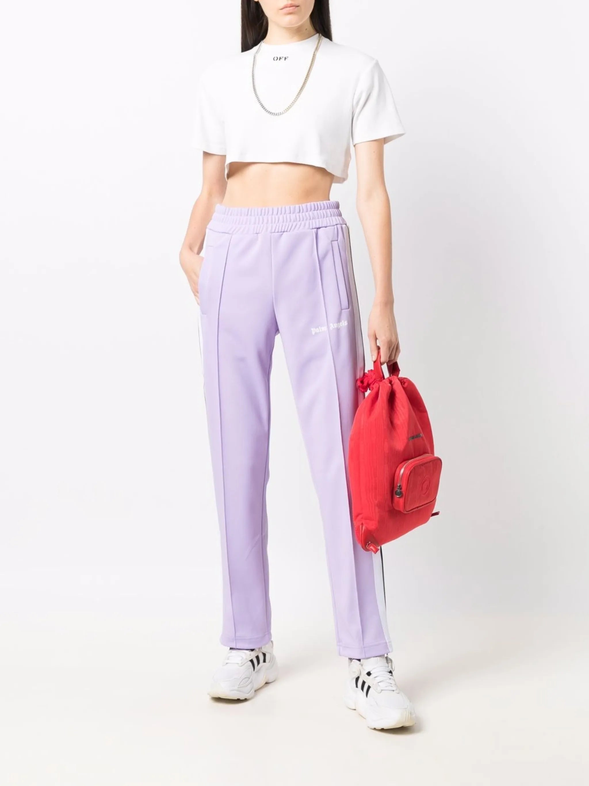 side-stripe track pants