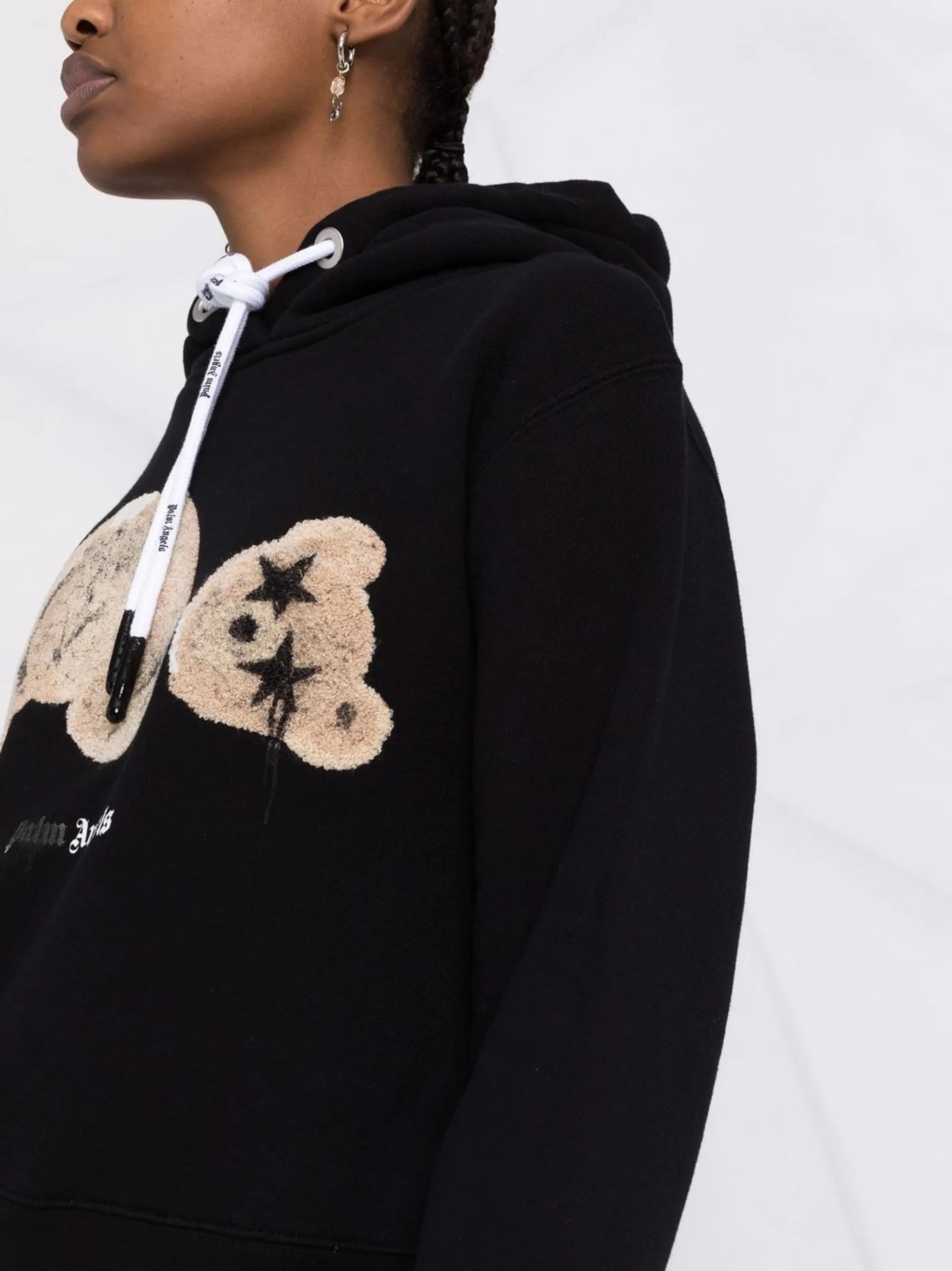 Sprayed Bear logo hoodie