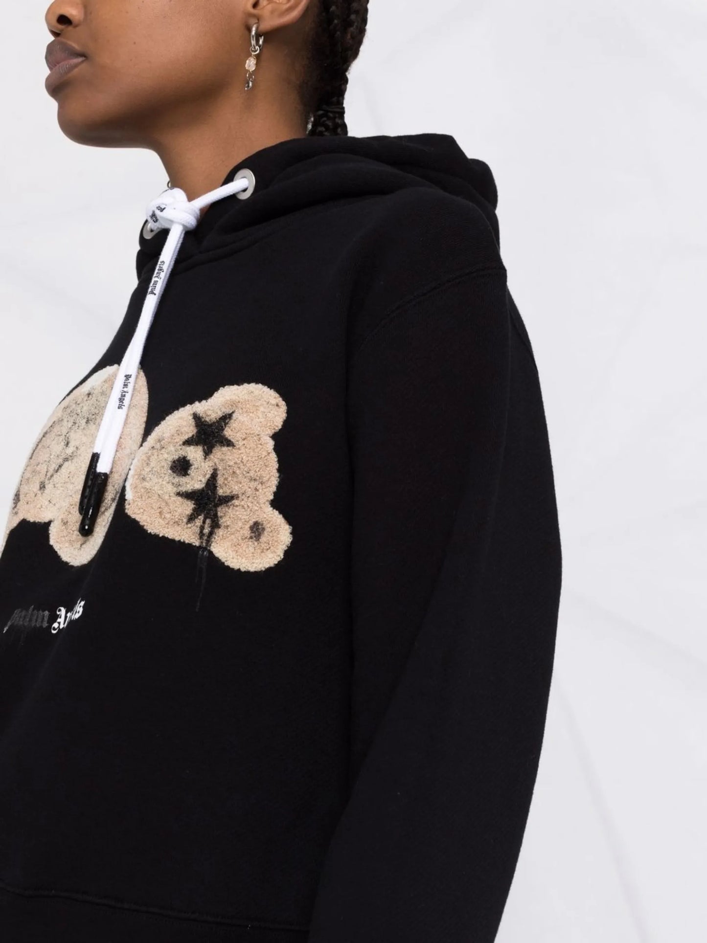 Sprayed Bear logo hoodie