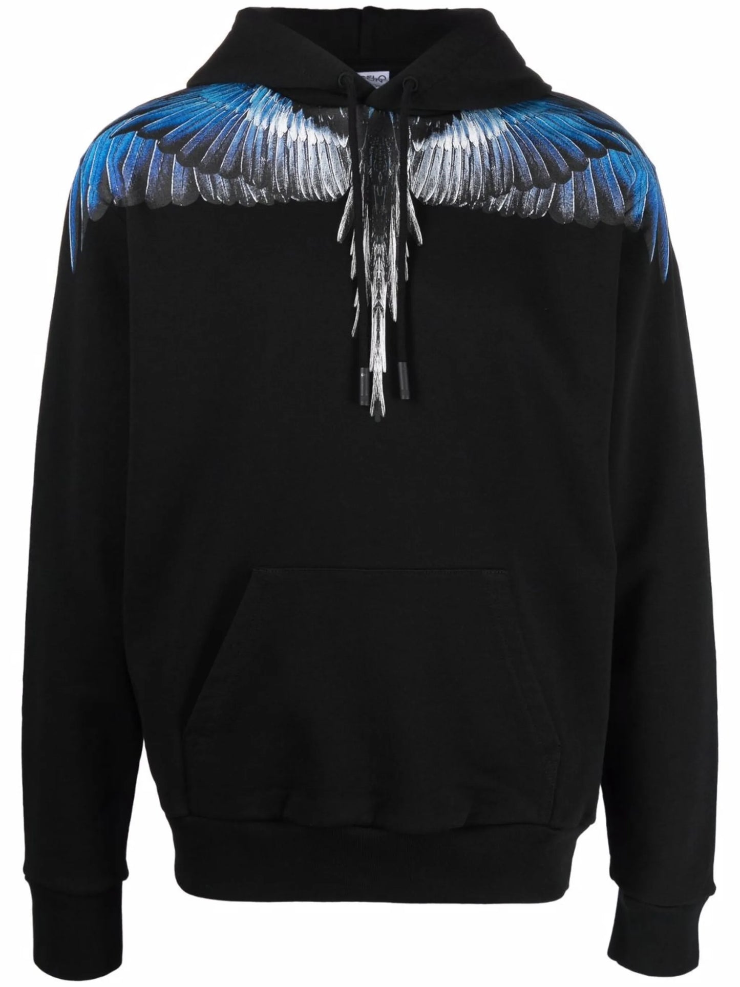 logo-print cotton hoodie