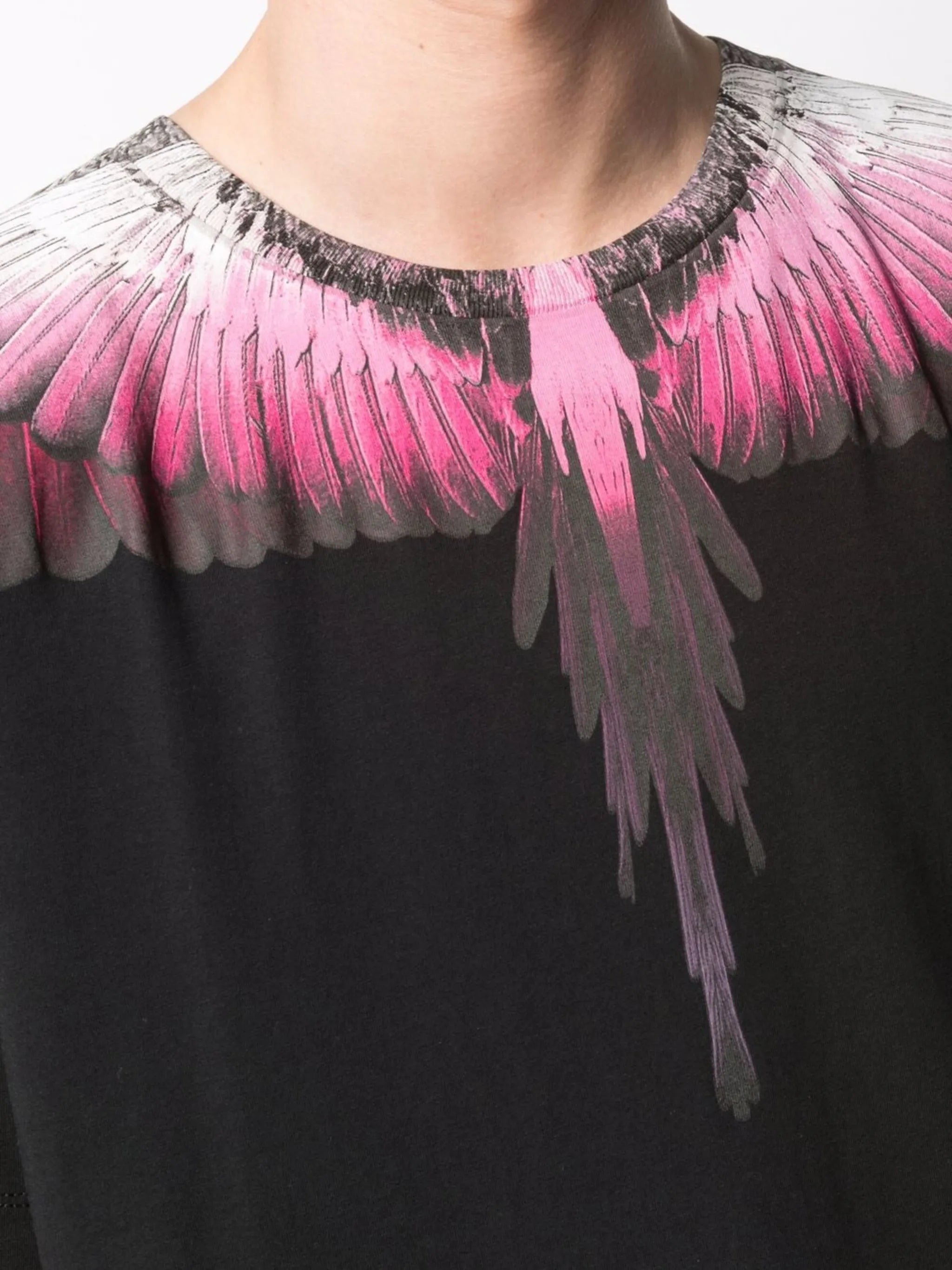 Wings-print cotton T-shirt