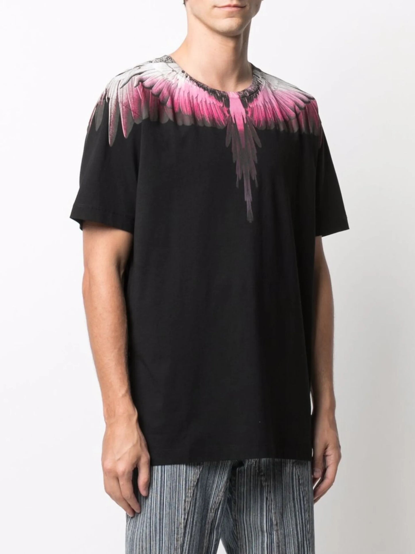 Wings-print cotton T-shirt