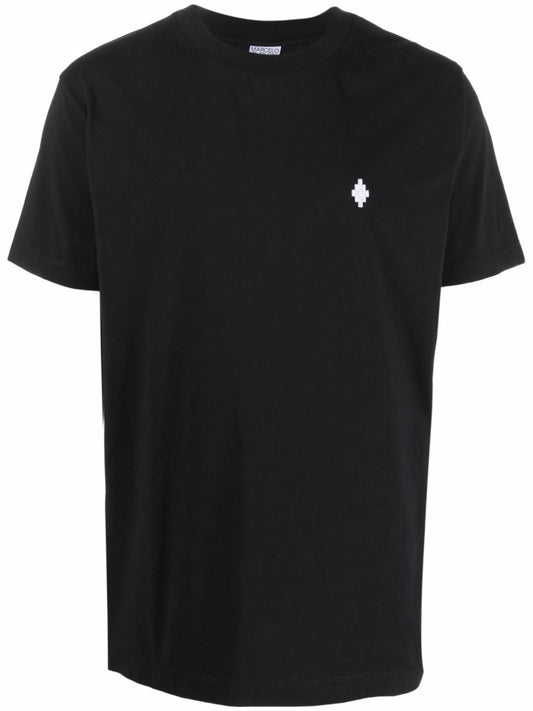 cross-motif cotton T-shirt