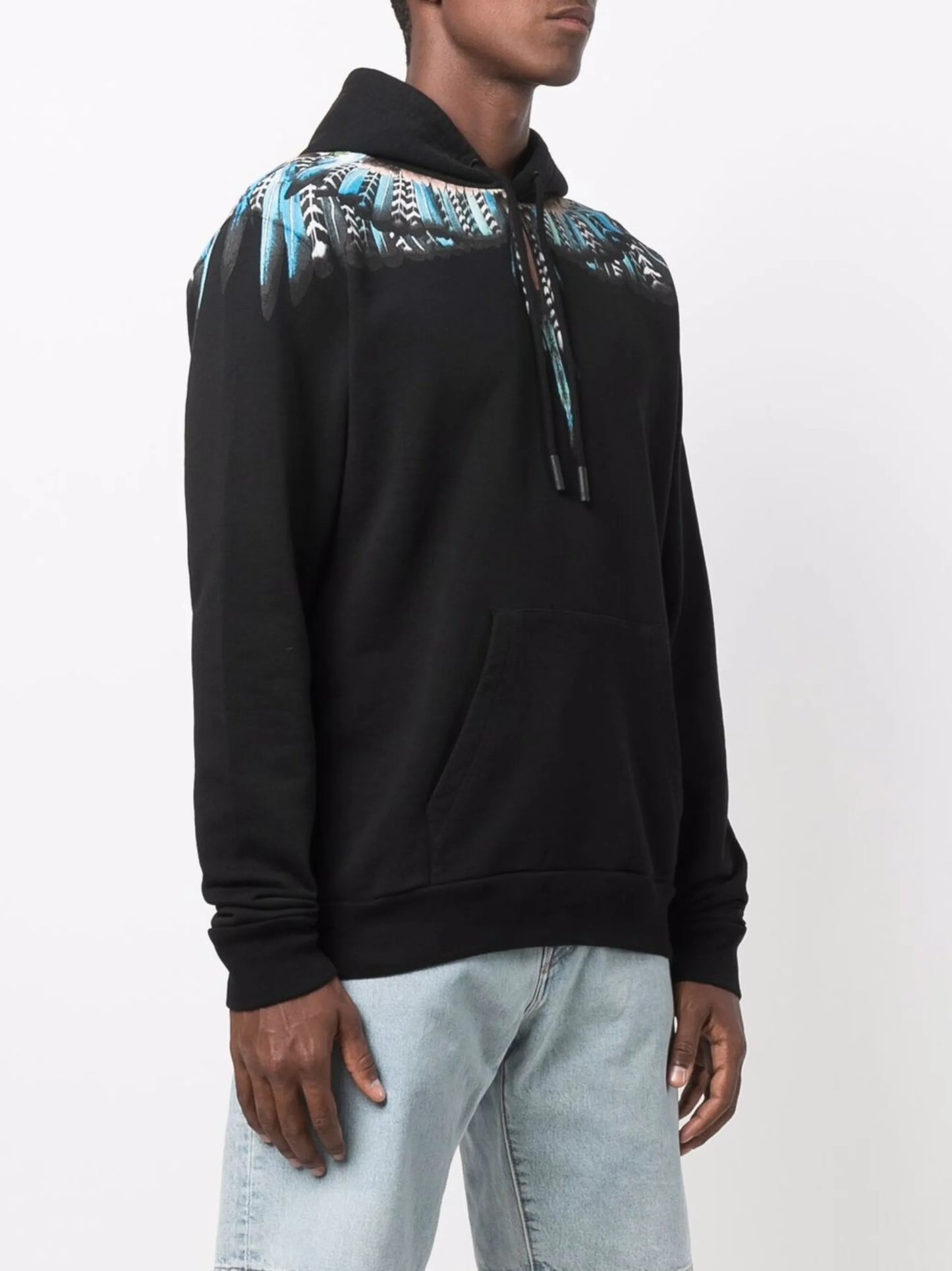Grizzly Wings-print hoodie
