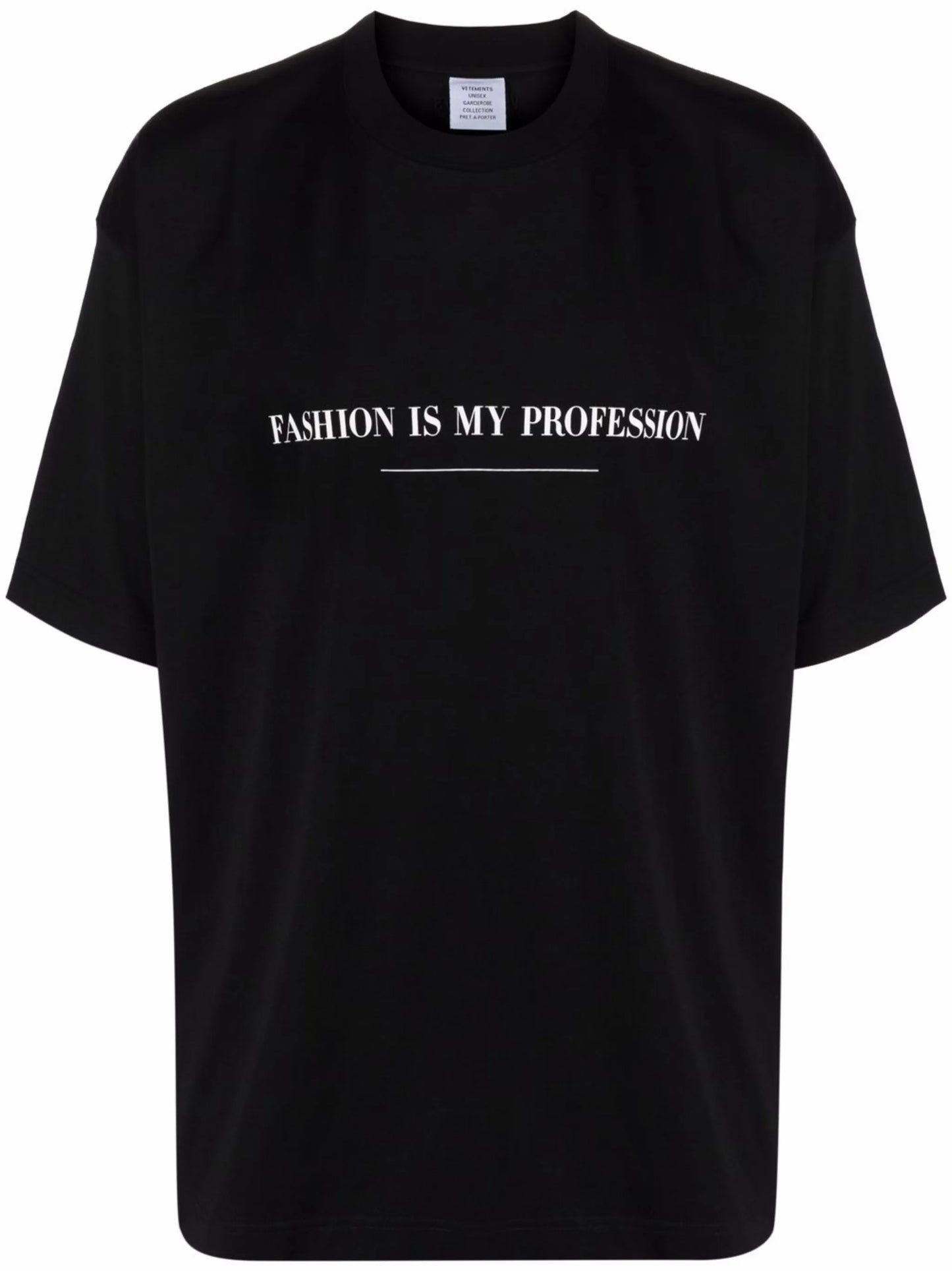 slogan-print cotton T-shirt