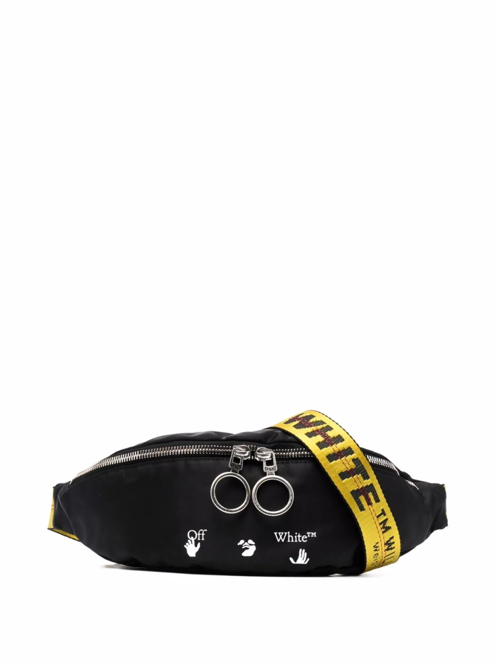 logo-print belt bag