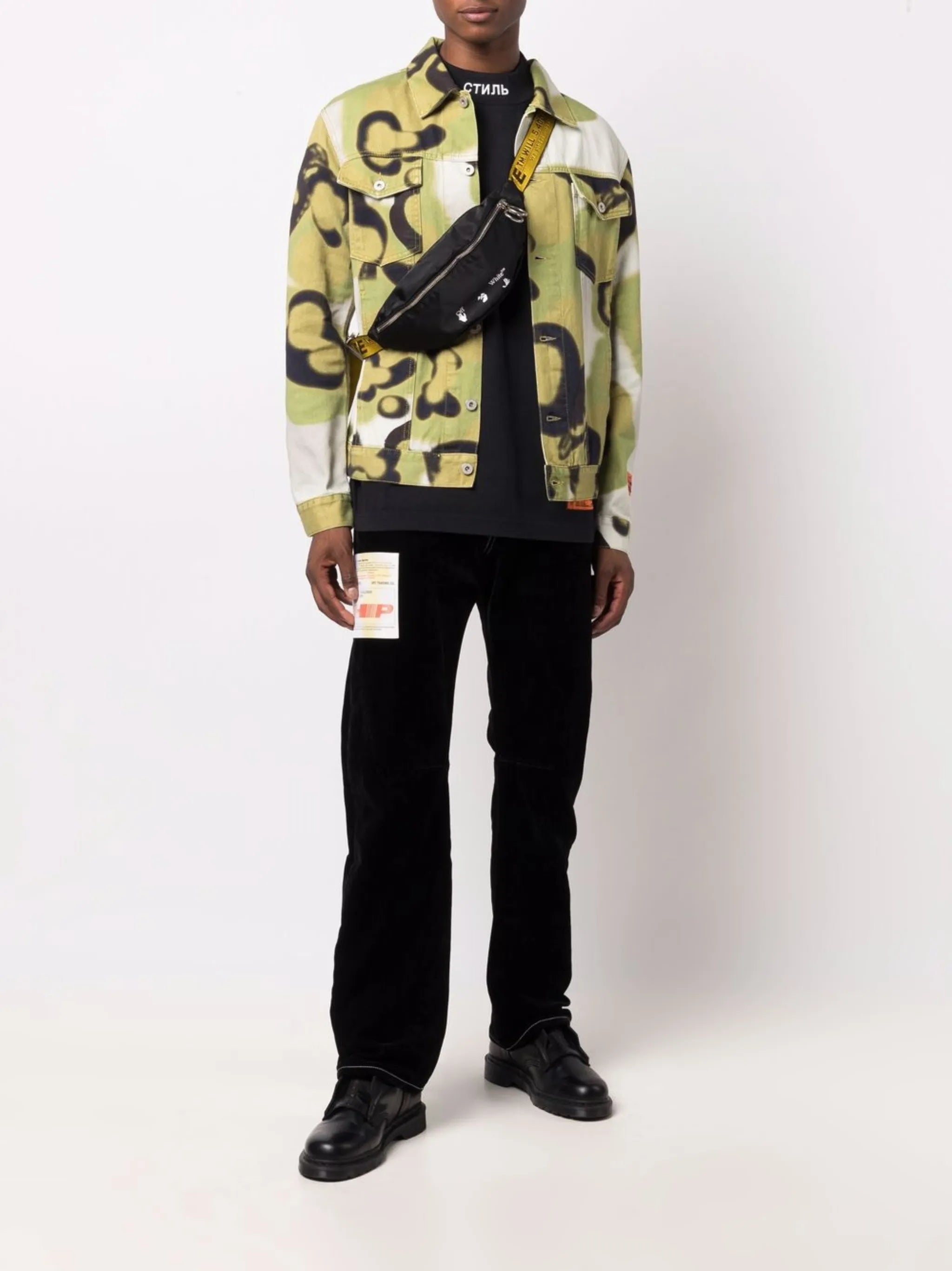logo-print belt bag