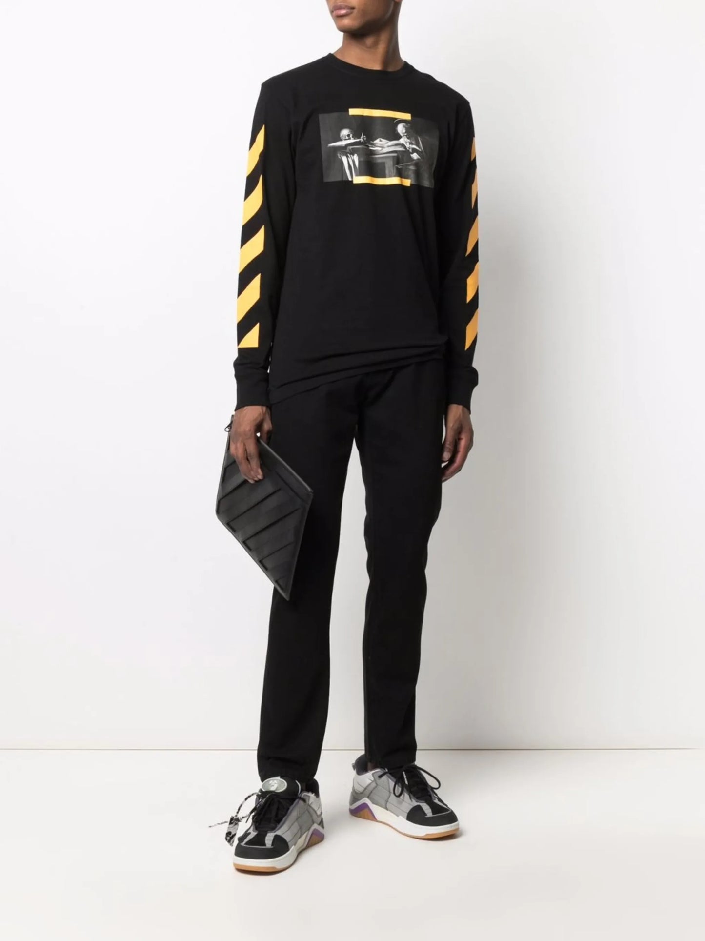 Caravaggio print long-sleeve T-shirt