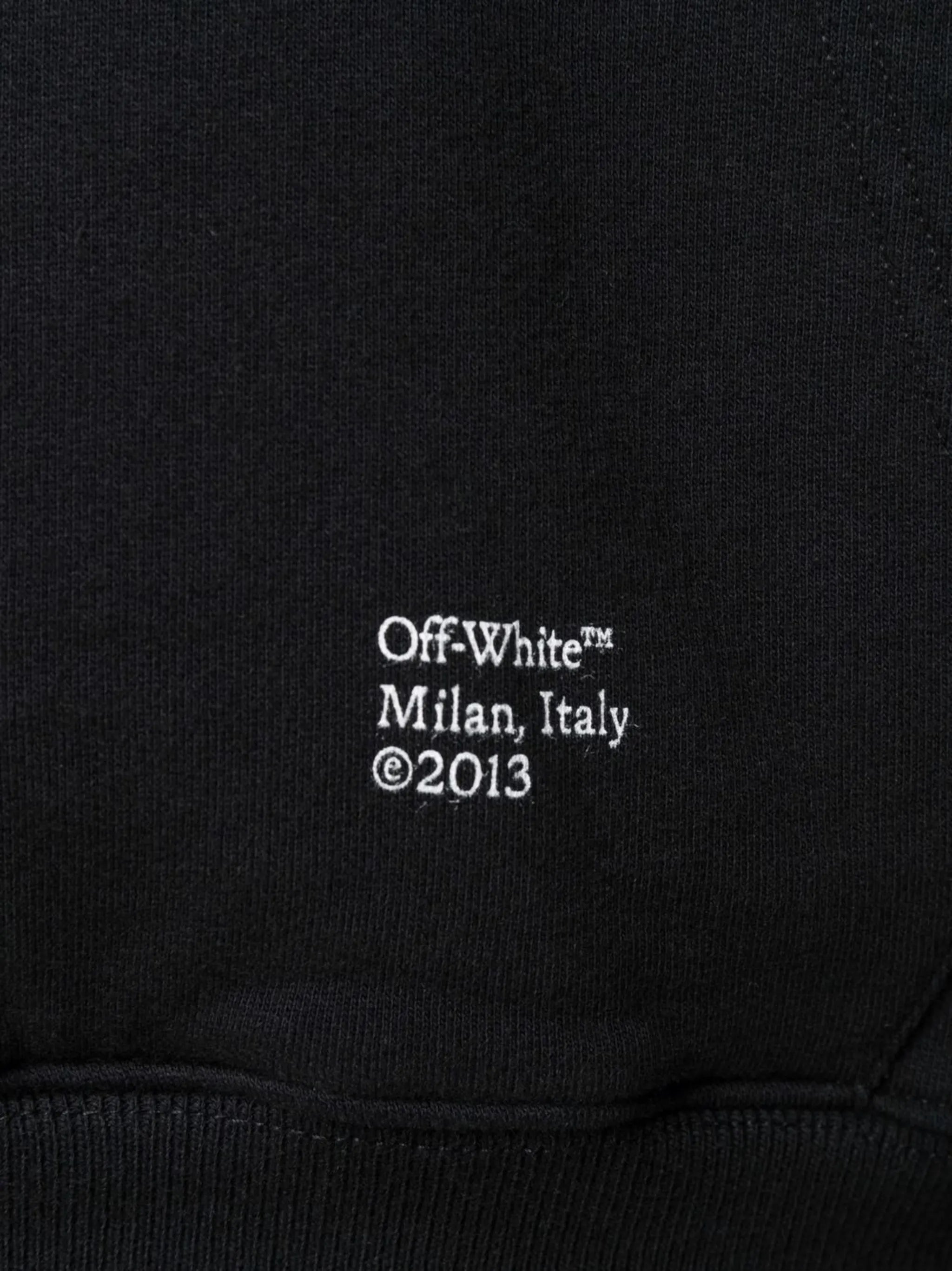 Caravaggio Arrow logo-print hoodie