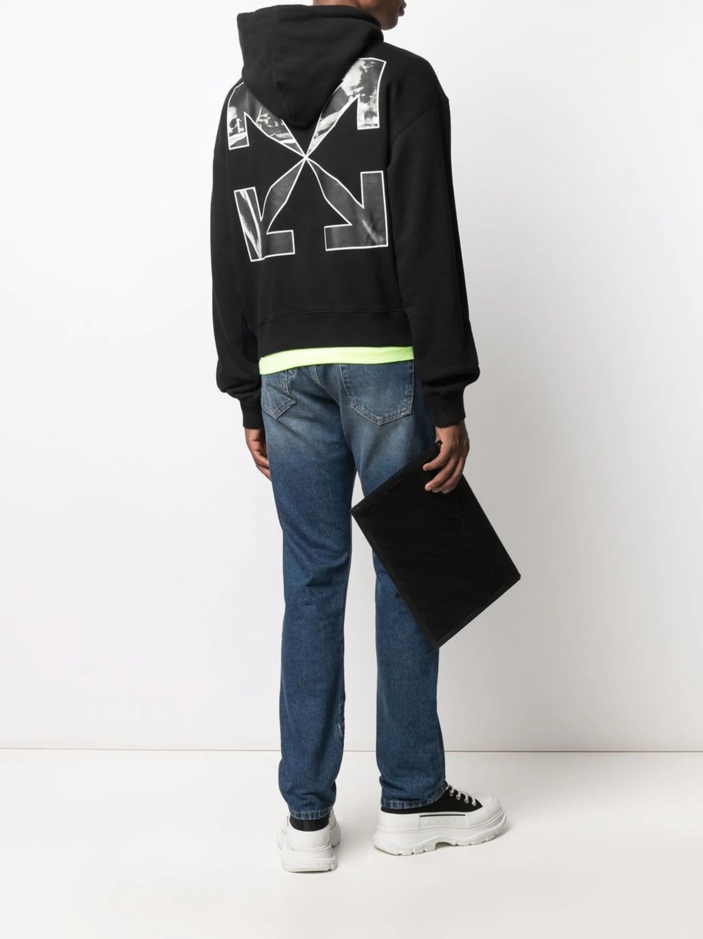 Caravaggio Arrow logo-print hoodie