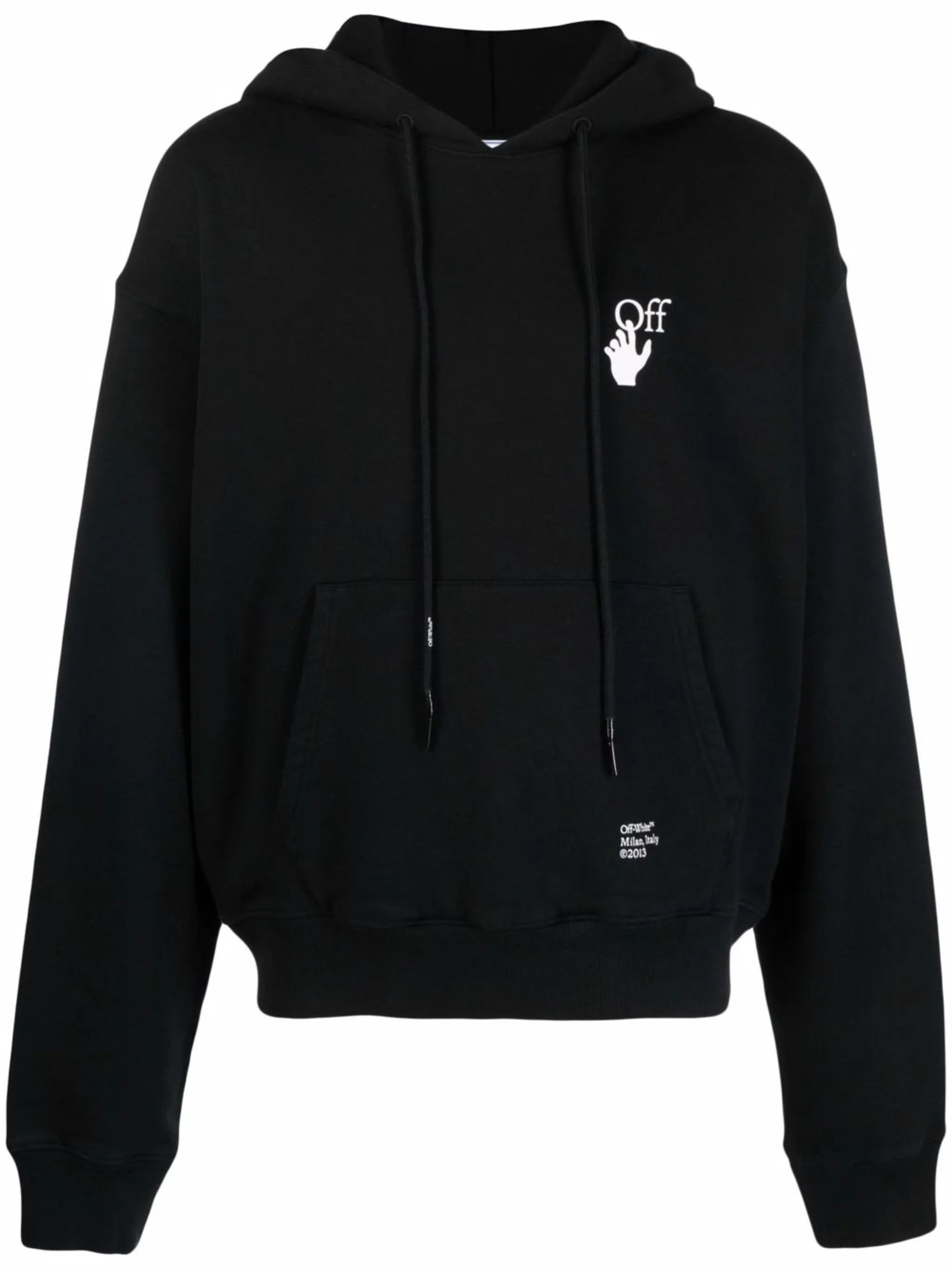 Caravaggio Arrow logo-print hoodie