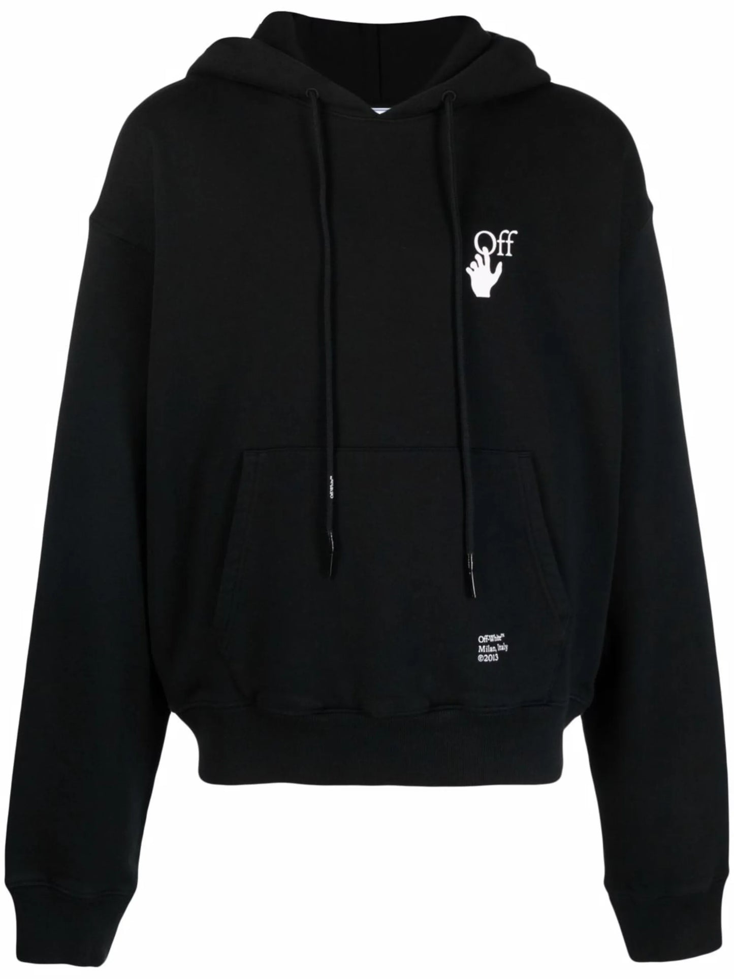 Caravaggio Arrow logo-print hoodie