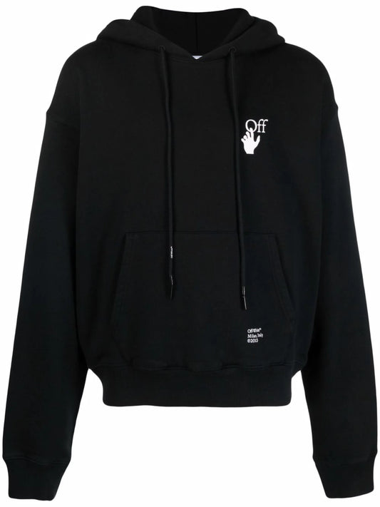 Caravaggio Arrow logo-print hoodie