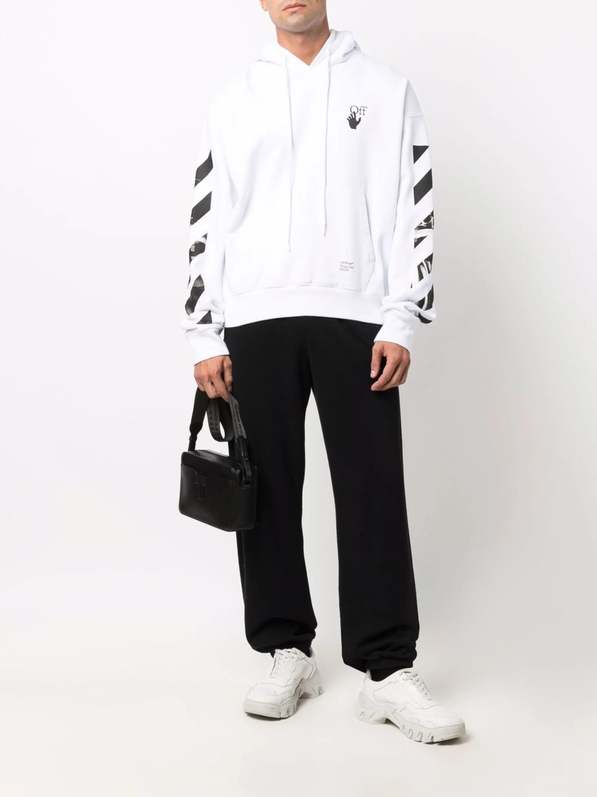 Caravaggio Arrows printed hoodie