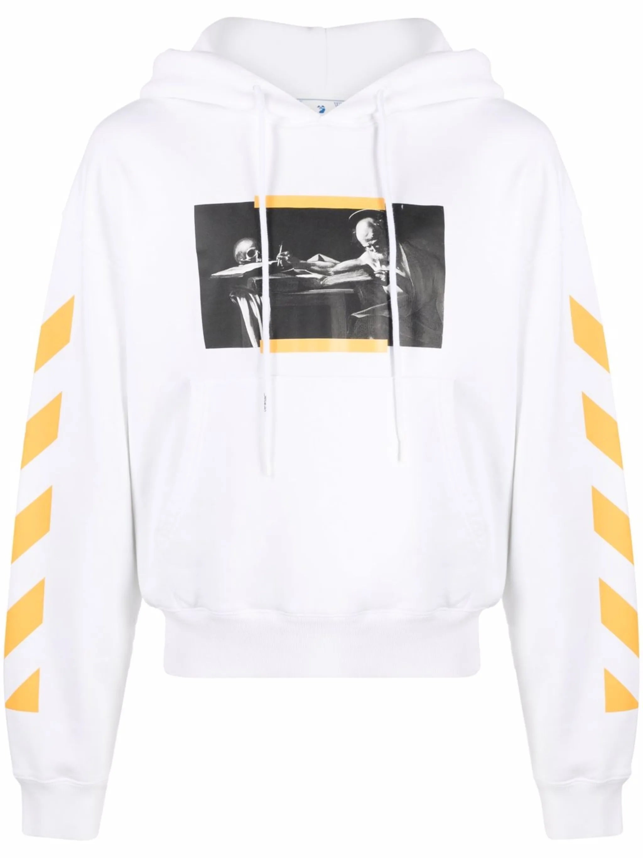 Caravaggio painting Diag-stripe hoodie