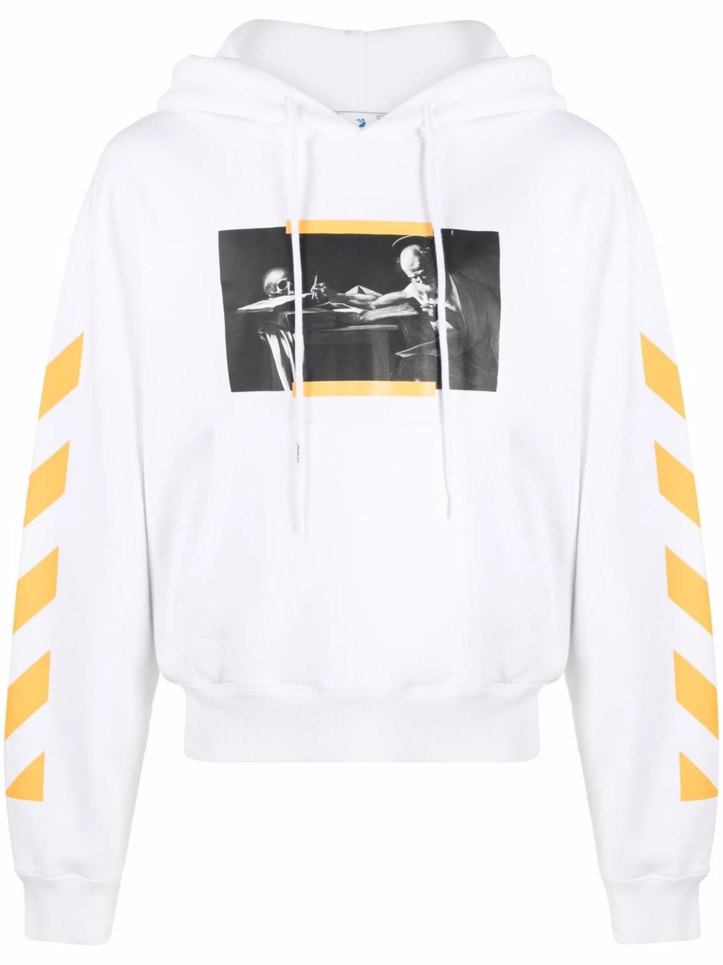 Caravaggio painting Diag-stripe hoodie