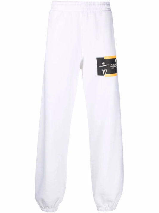 Caravaggio painting slim track pants