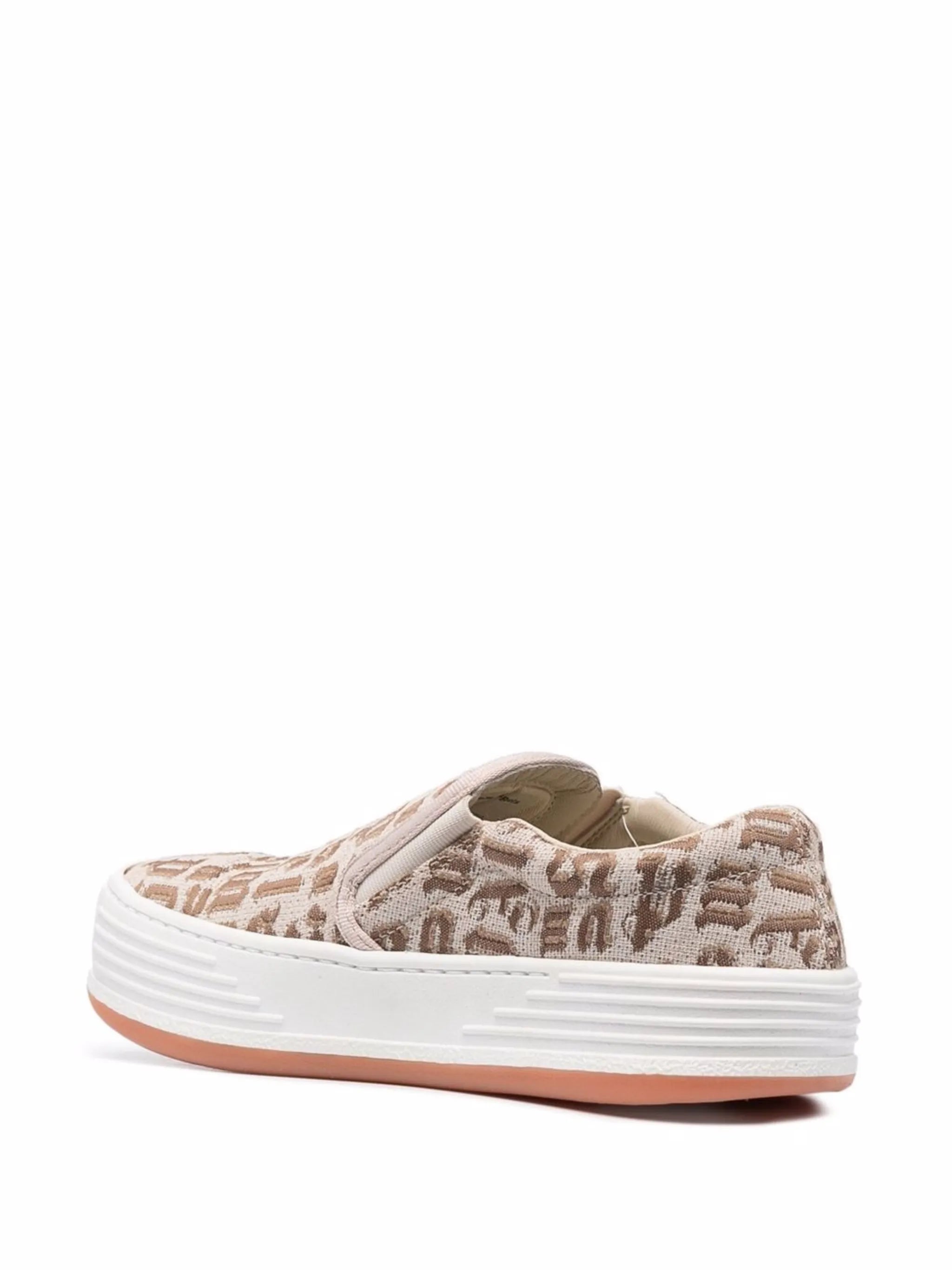 monogram slip-on sneakers